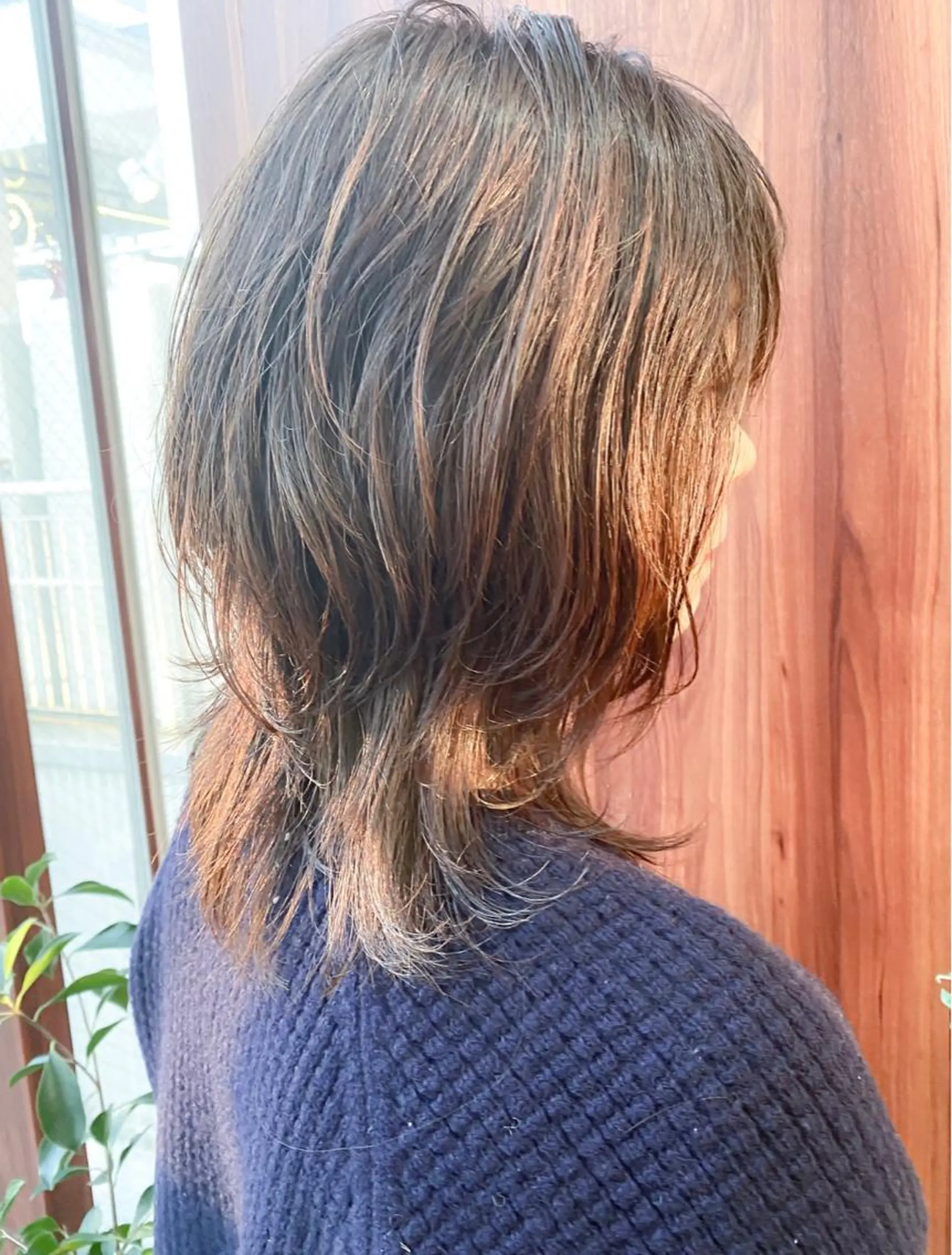 ミディアム カラー パーマ レイヤーカット 大野 あさみのヘアスタイル