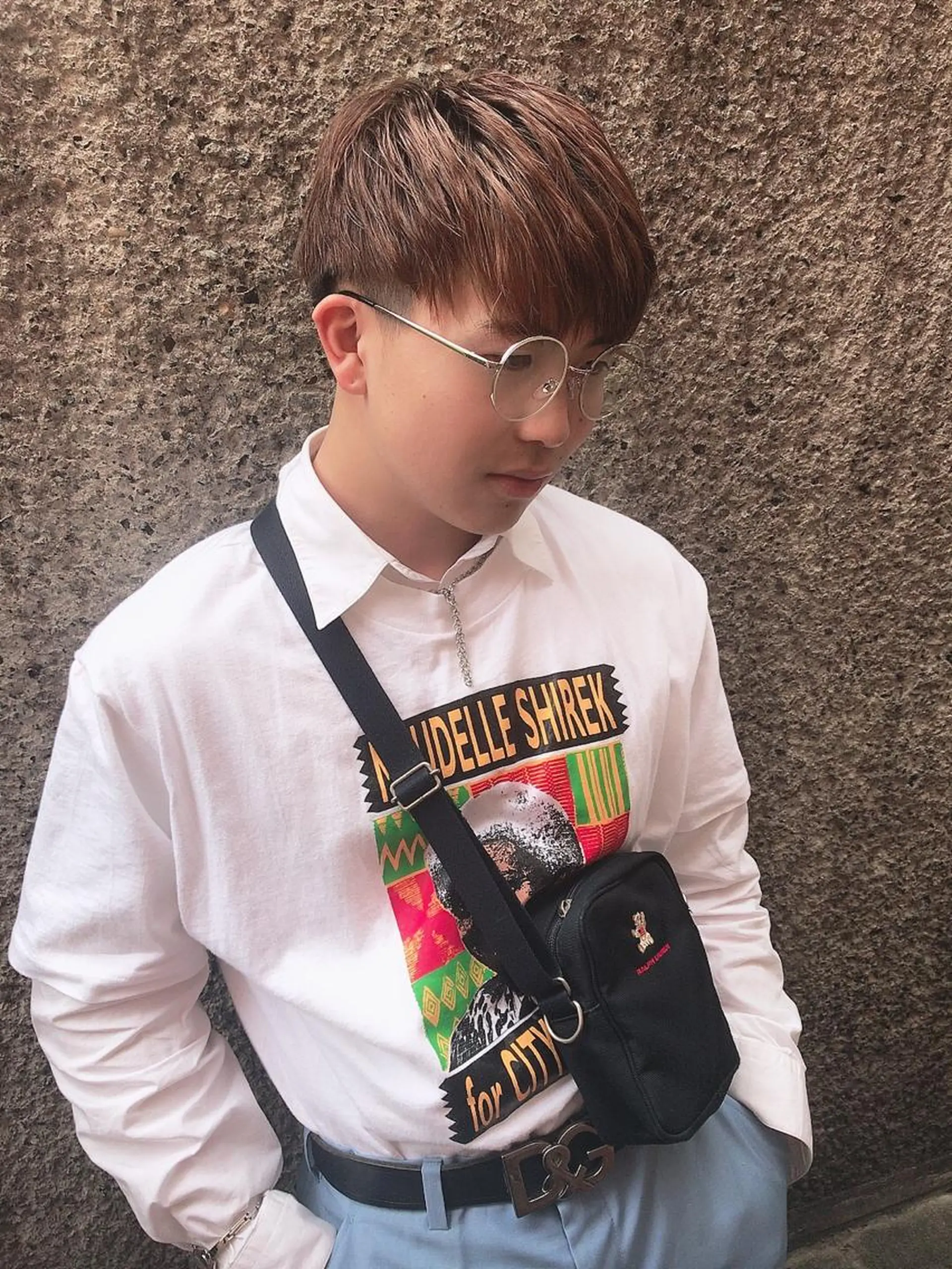 ショート カラー パーマ ヘアアレンジ メンズ マッシュ ストレートパーマ カット ヘアカラー CHIC share salon所属・ちこ .のヘアスタイル