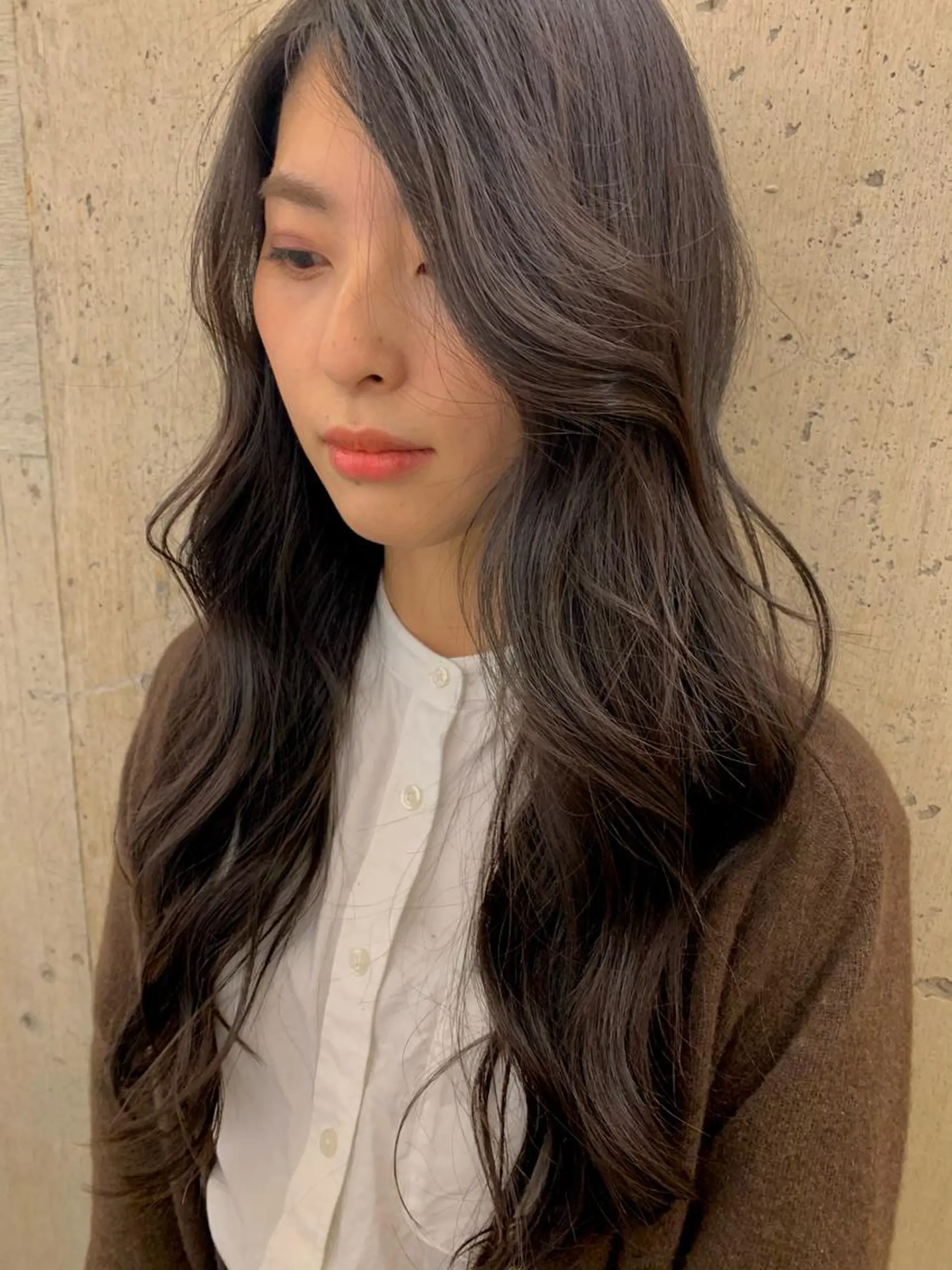 ロング カラー ヘアアレンジ 韓国風ヘア 酒井 将大のヘアスタイル