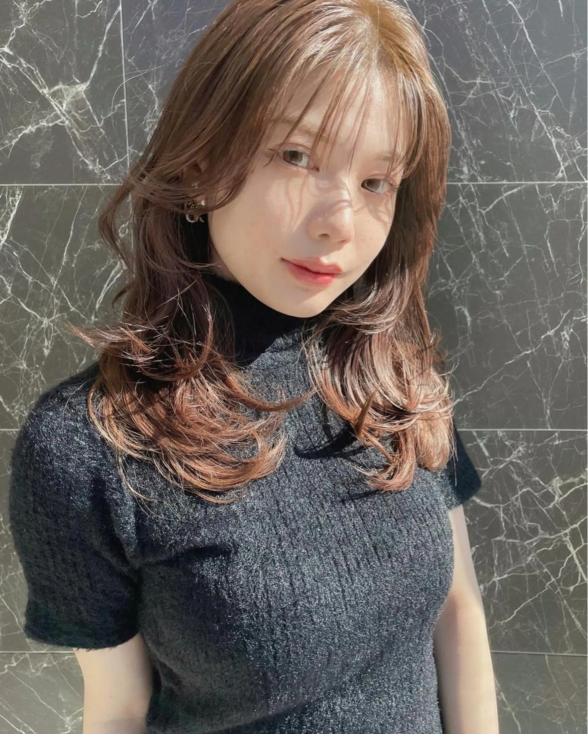 ロング カラー カット ヘアカラー チダアキフミ Ash大森のヘアスタイル