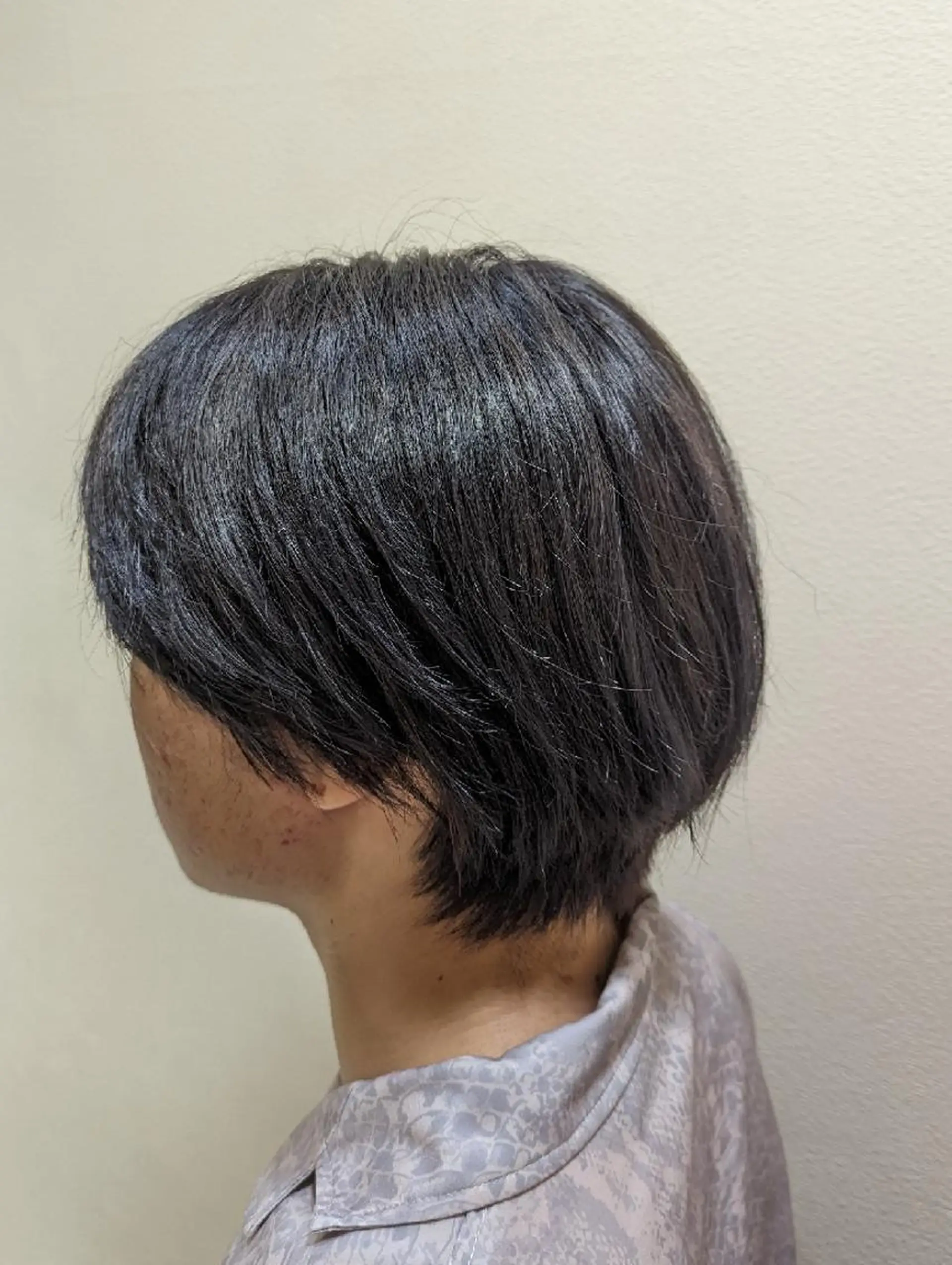 カラー 透明感カラー シルバー バイオレットカラー 種池 優太のヘアスタイル