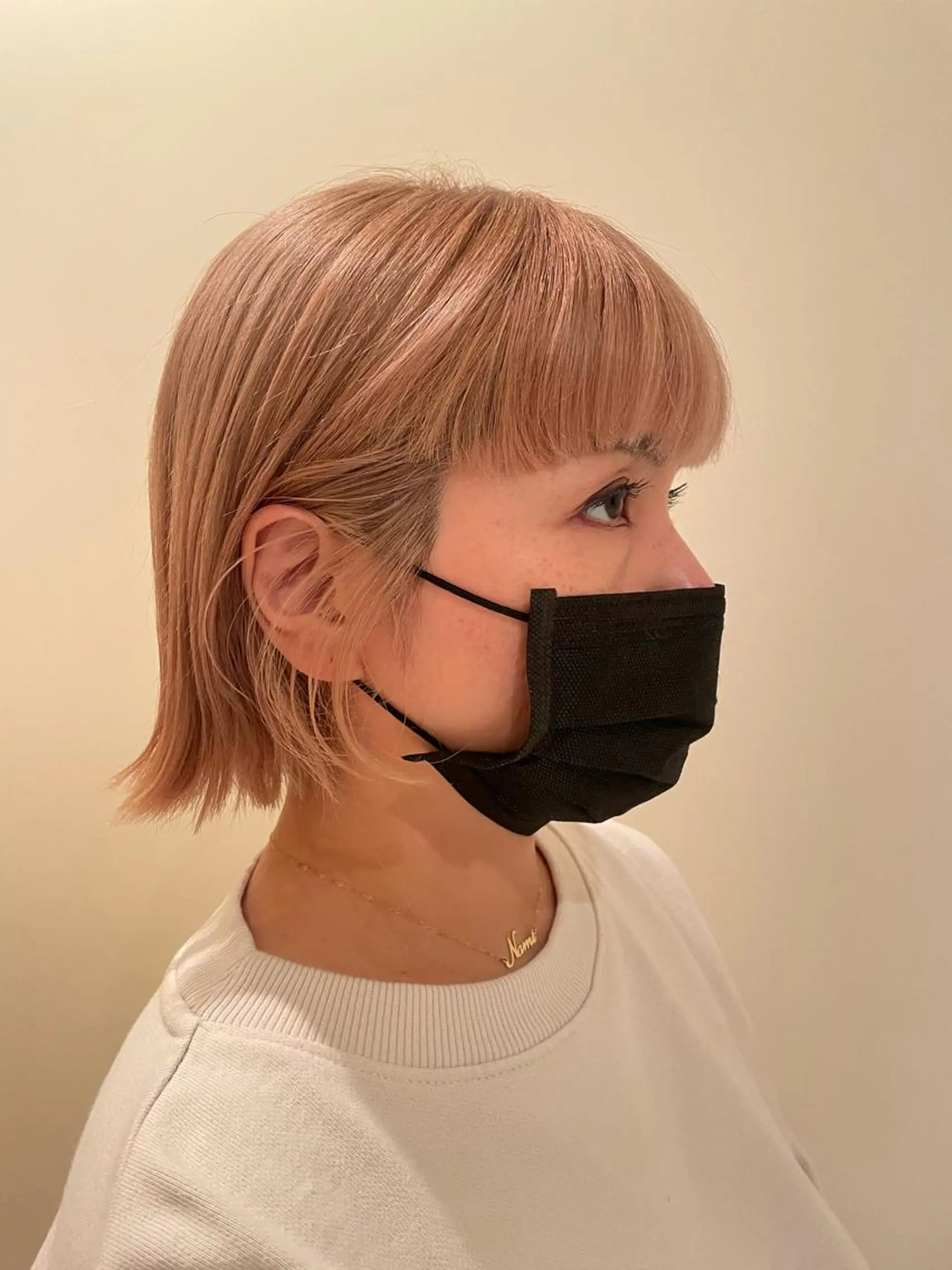 ショート ボブ ワイドバング ボブ ホノカのヘアスタイル