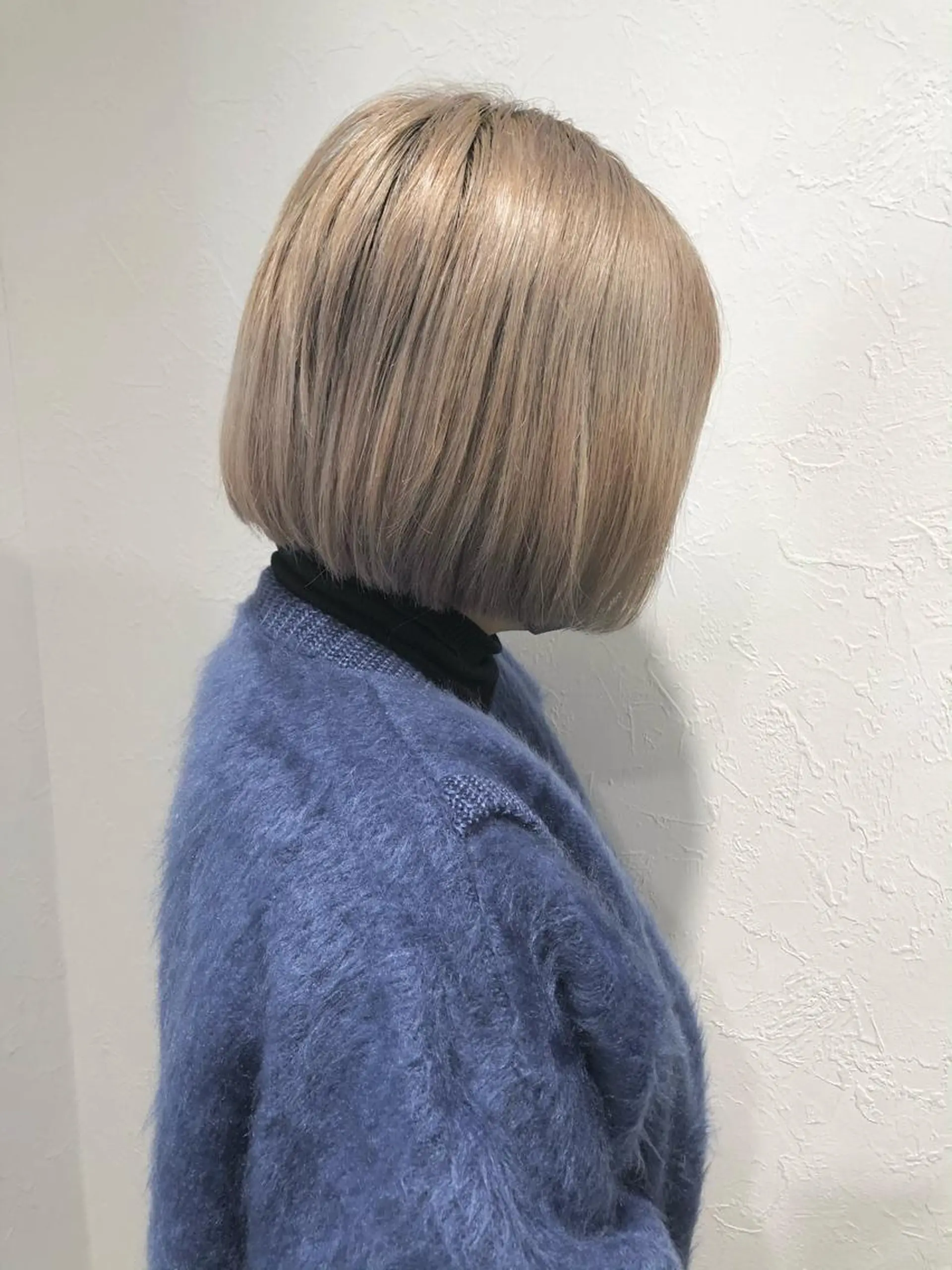 ショート カラー 切りっぱなしボブ ハイトーンカラー ボブ ヘアカラー 2nd所属・🤍2nd🤍田所 美希のヘアスタイル