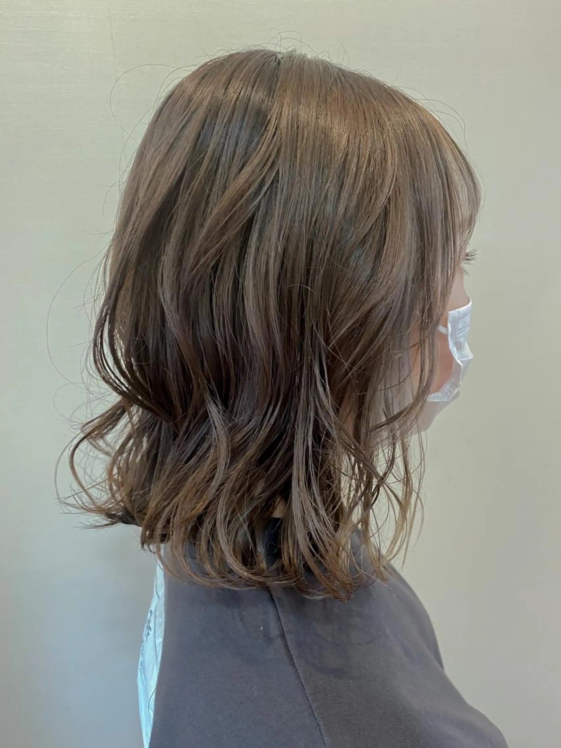 ミディアム カラー カット ヘアカラー トリートメント ✴︎ヒラガカナ✴︎ ECLAT HAIRのヘアスタイル