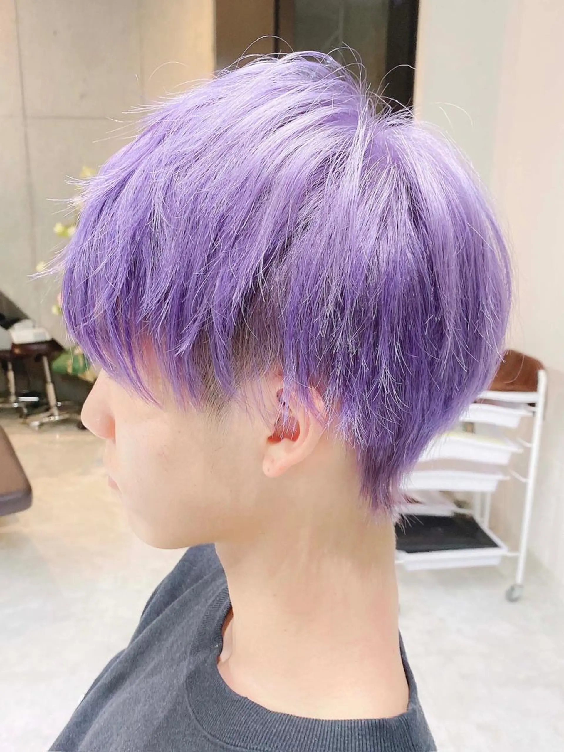 ショート カラー ヘアアレンジ メンズ メンズブリーチ メンズ韓国風 韓国マッシュ マッシュ ツーブロック 𝐑𝐈𝐍𝐊𝐀 🐷🖤のヘアスタイル