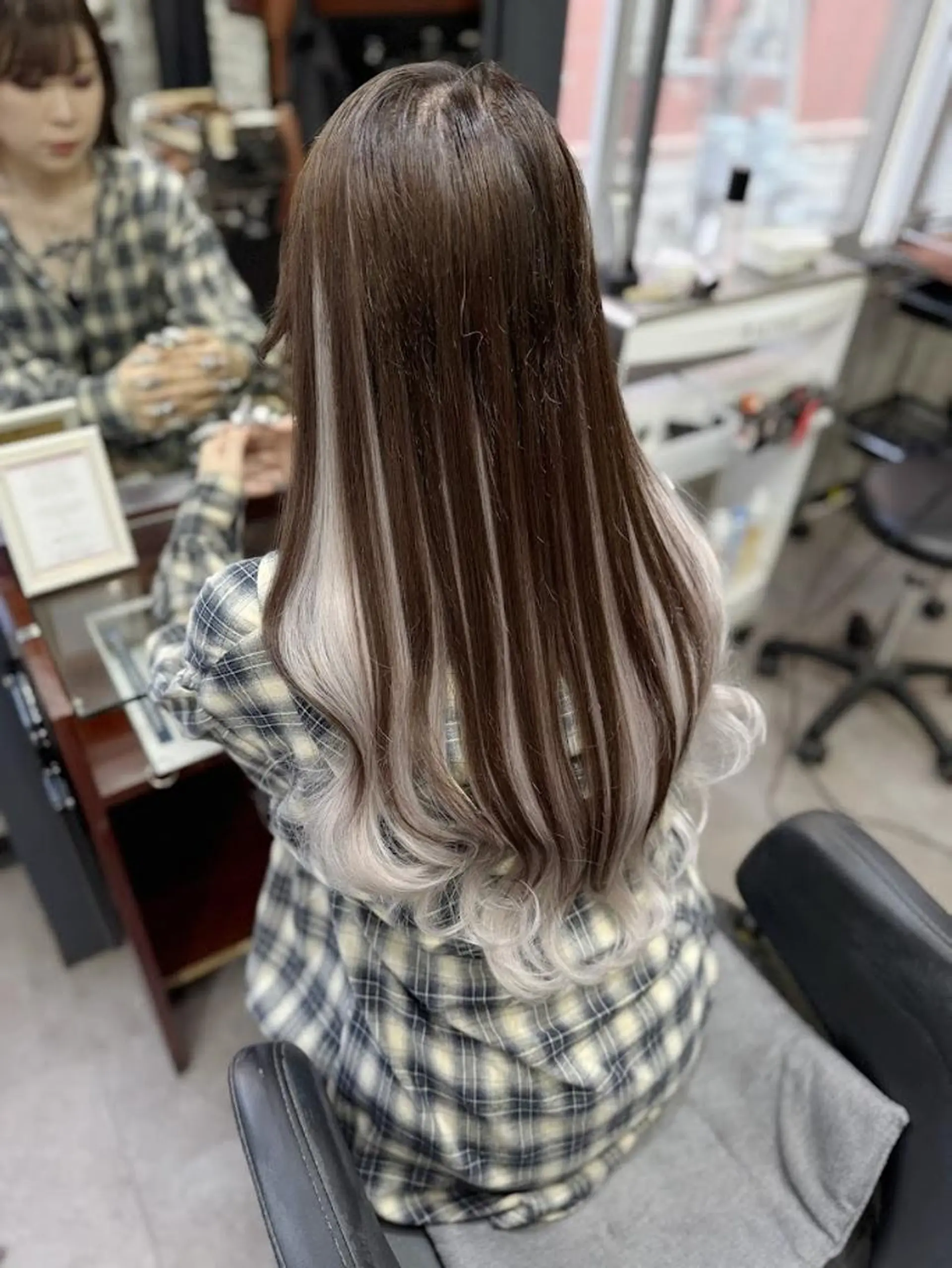 ロング ヘアカラー エクステ 💎エクステ×カラー 🩵BIZEのヘアスタイル
