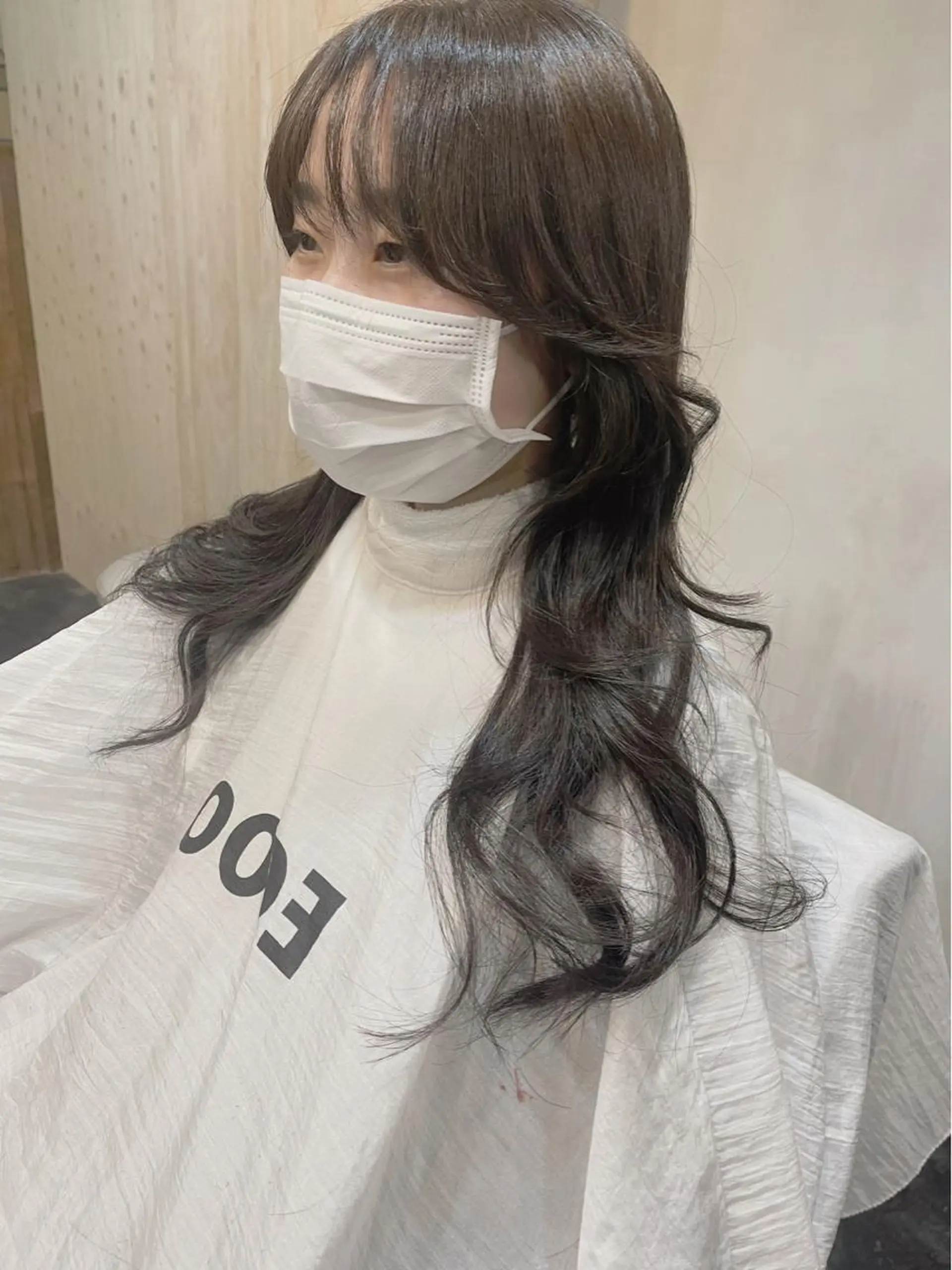 ロング カット ヘアカラー 韓国 / 中国ヘア 🦋Noniのヘアスタイル