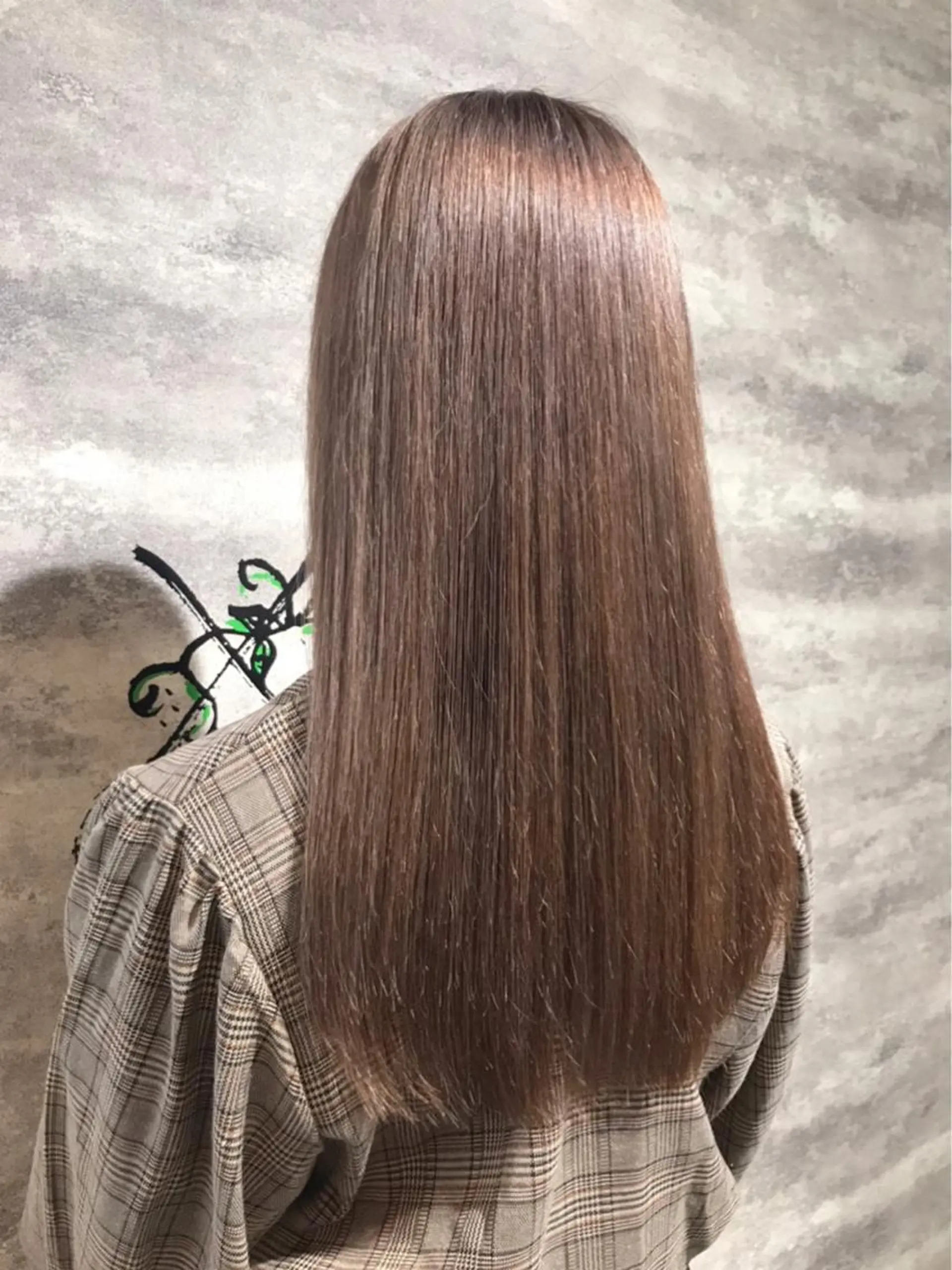 ロング カラー ベージュカラー ラテベージュ 💈Blanco💈 カラー&ケア🌈のヘアスタイル