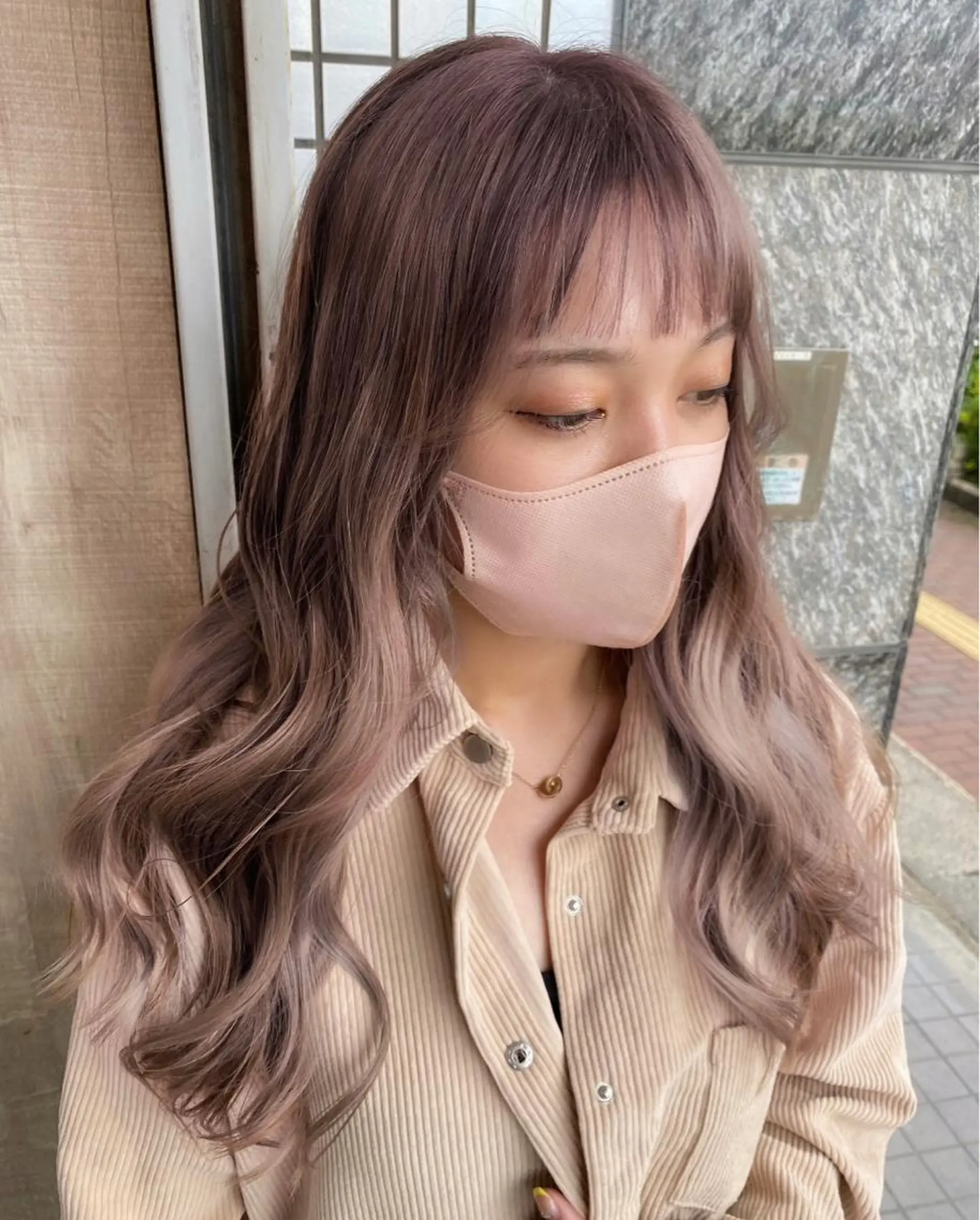 ロング _WHITE難波店[アンダーバーホワイト]所属・難波/艶カラー/ 韓国風/中村嘉秀のヘアスタイル