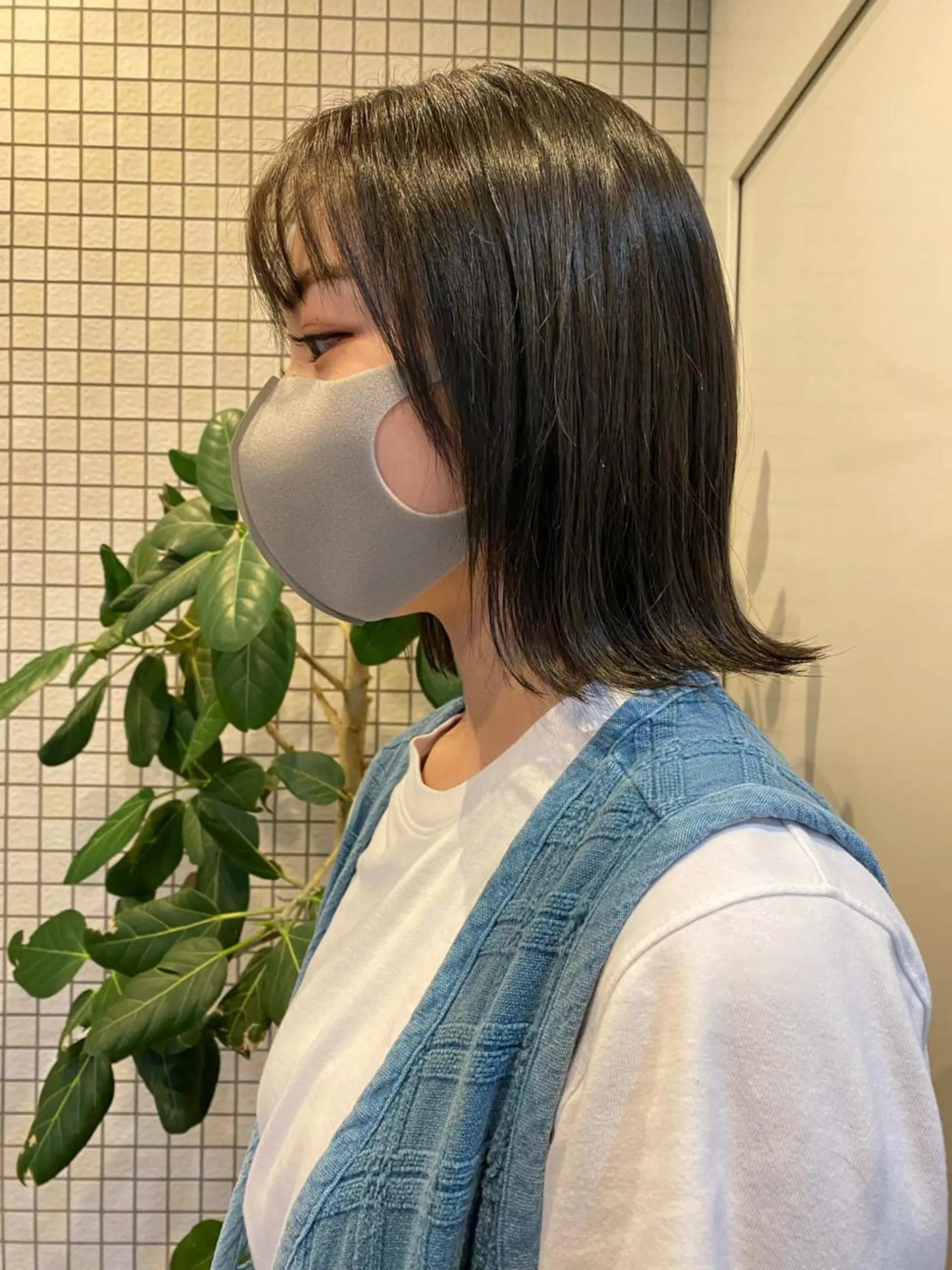 ミディアム カラー カット 透明感カラー 🩰asumiのヘアスタイル