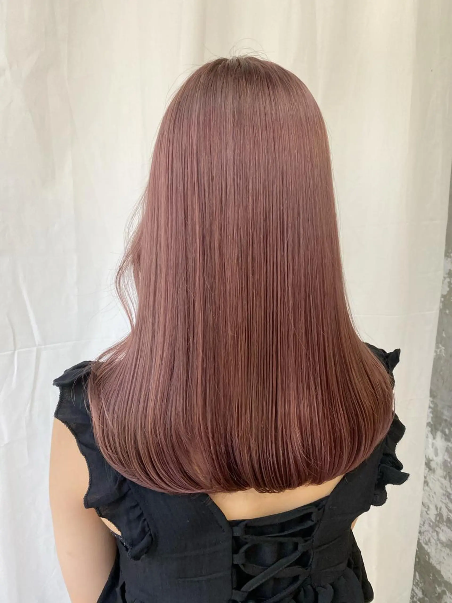 セミロング カラー ピンクカラー Piaコータロー ハイトーン&‪ボブのヘアスタイル