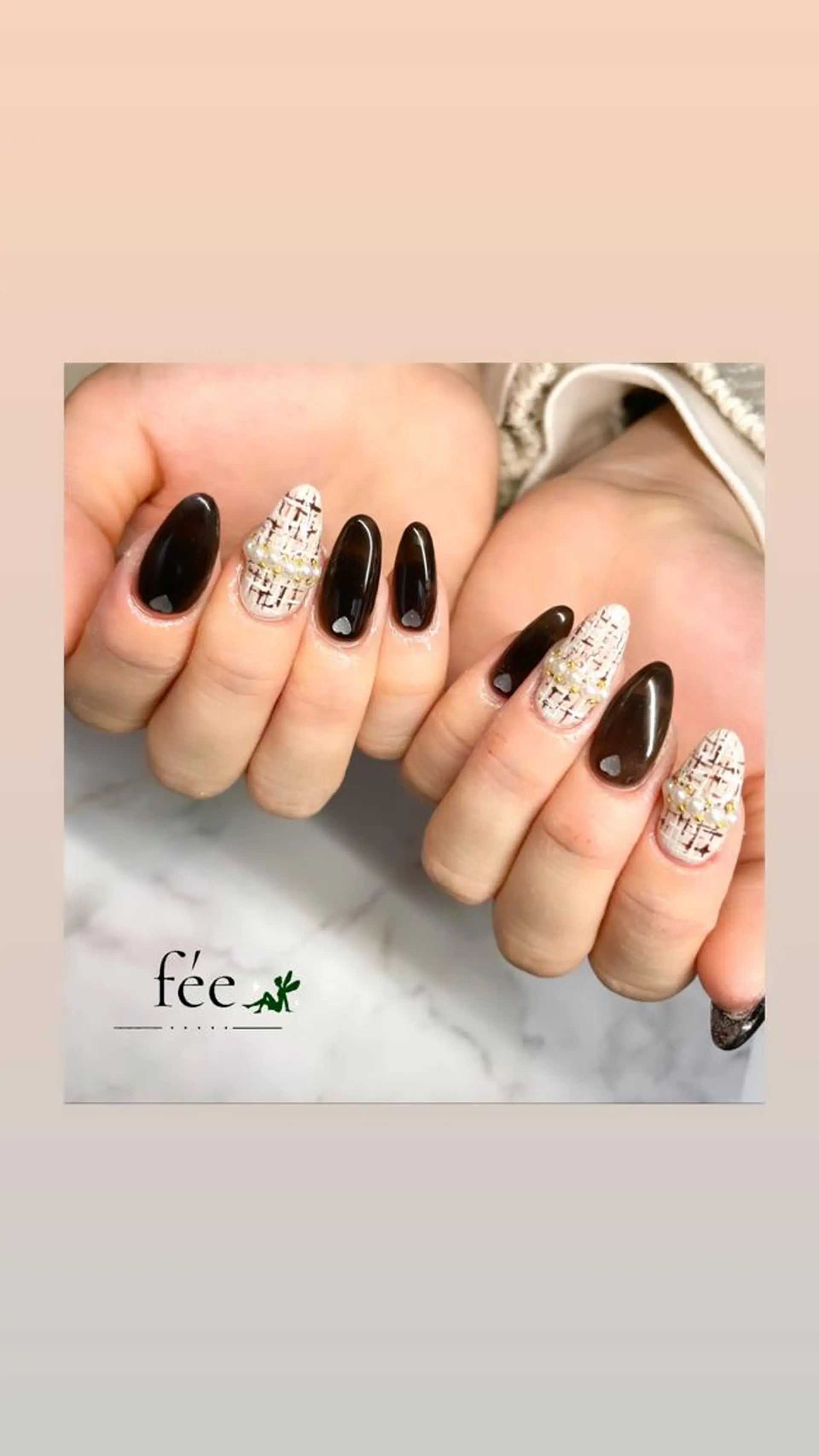 ネイル フットネイル ジェルネイル マグネットネイル ミラーネイル パラジェル nail salon fee（フィー）のネイルデザイン