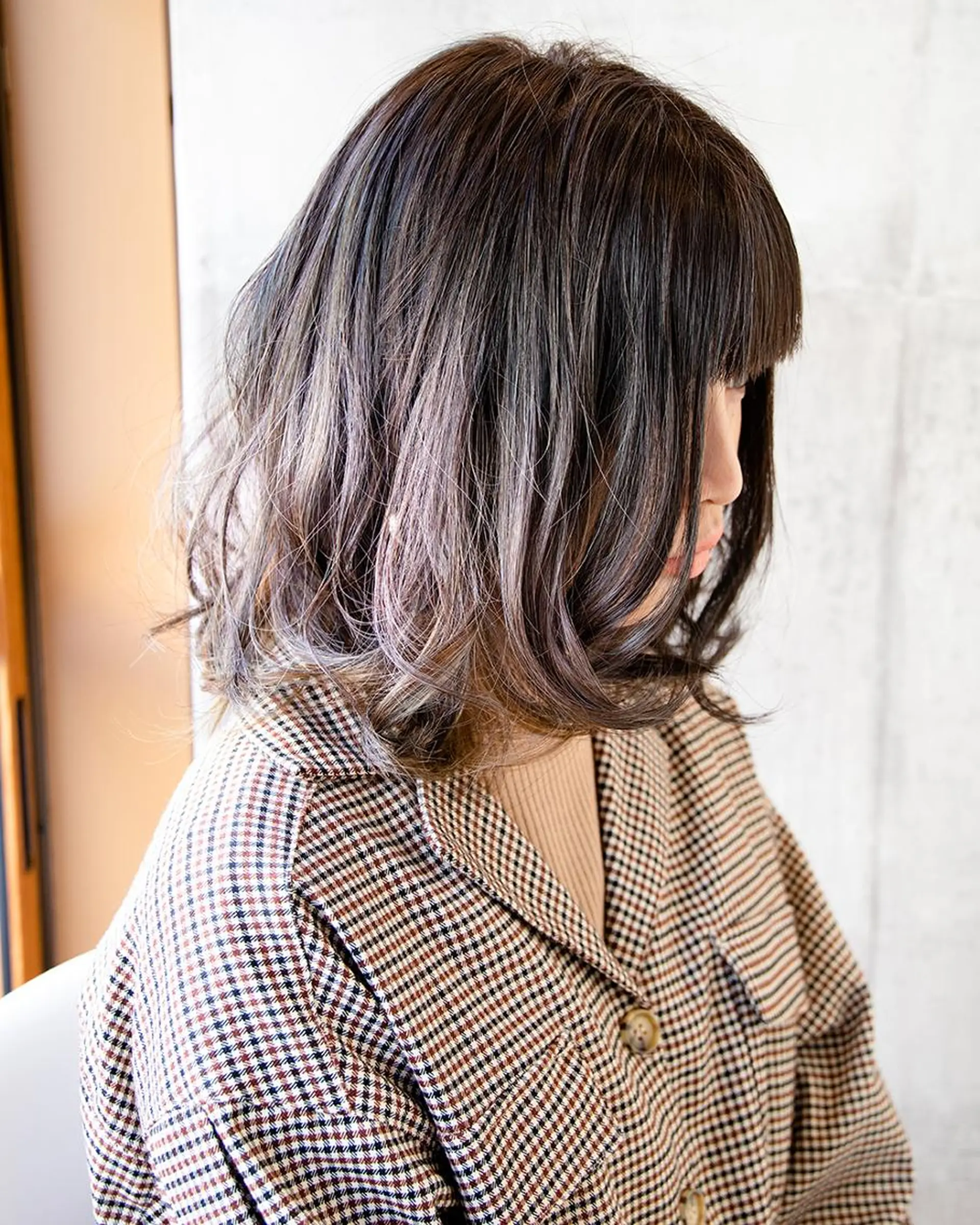 ミディアム アッシュ ハイライト ⬇格安クーポン掲載⬇ 🌈PERS🌈のヘアスタイル