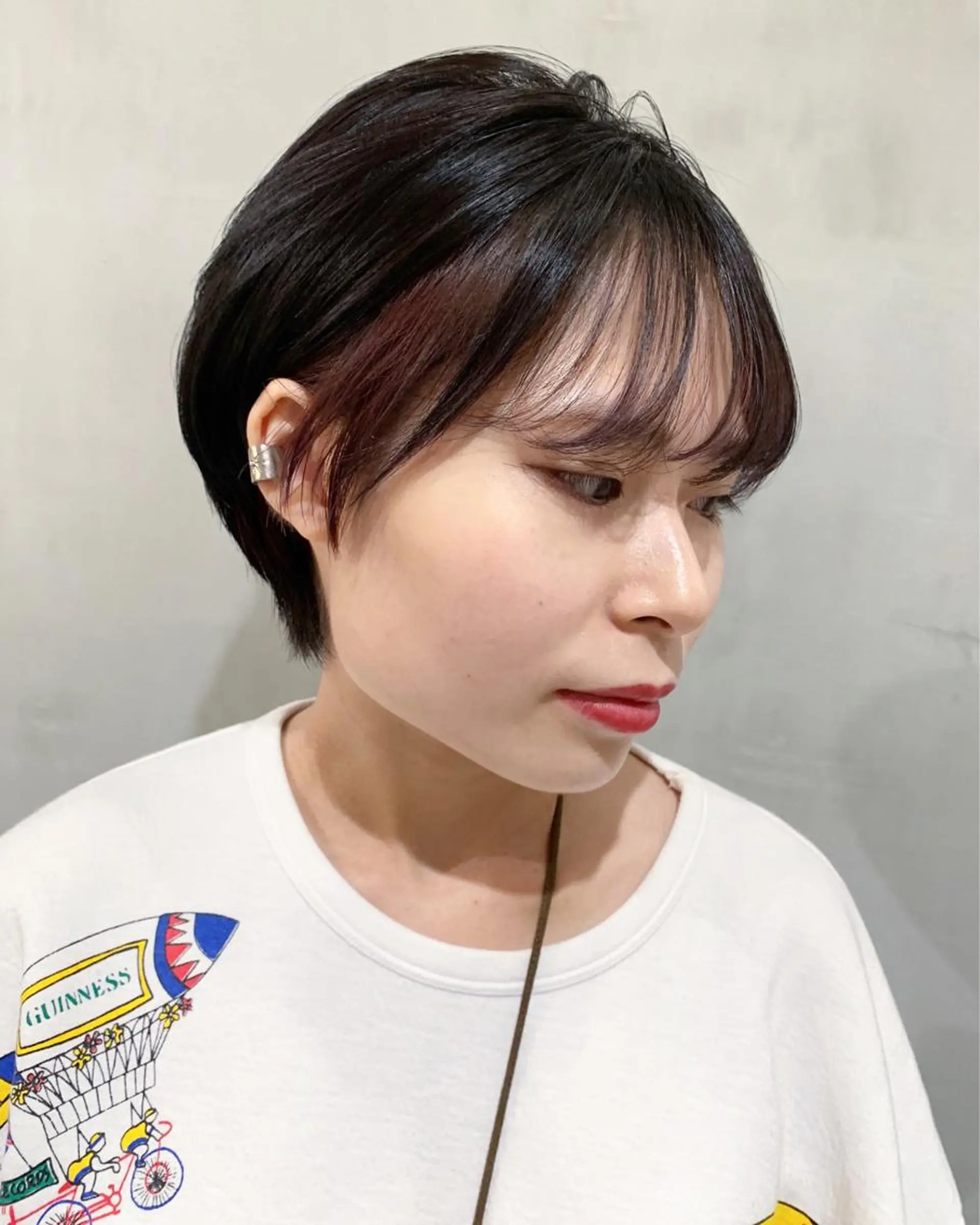 ショート カラー 優 作のヘアスタイル