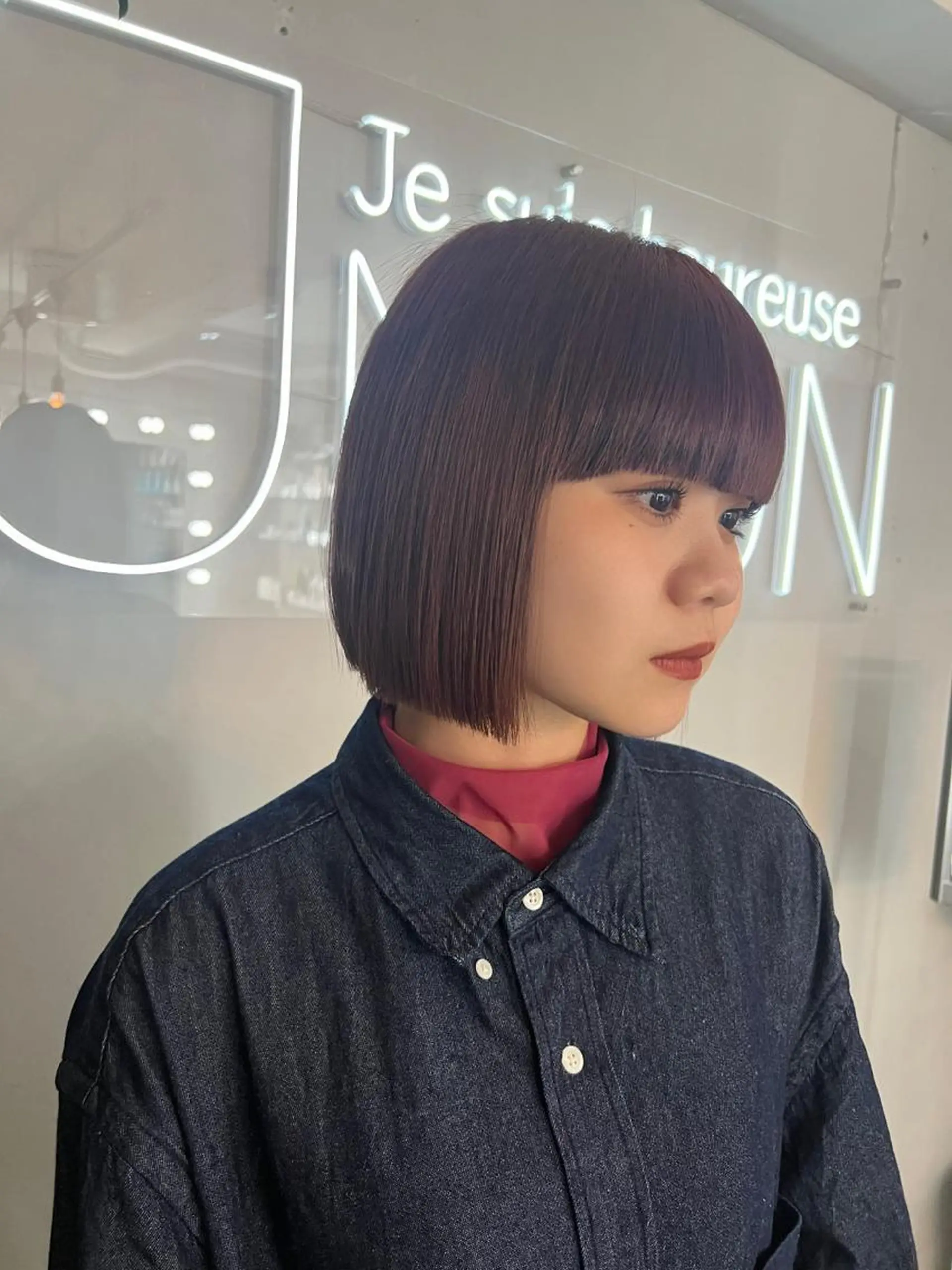 ショート ボブ je suis heureuse所属・ハイライトカラー 🌀ゆい❣️のヘアスタイル