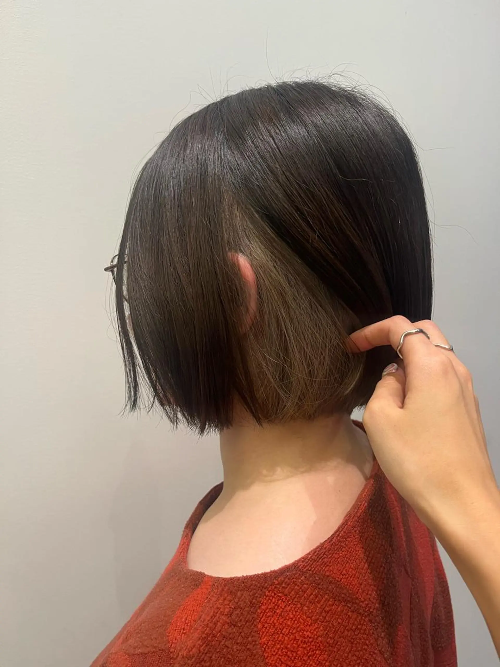 ショート カラー インナーカラー ボブ カット ヘアカラー トリートメント ✨透明感カラー✨ 🦖佐々木未来🦕のヘアスタイル