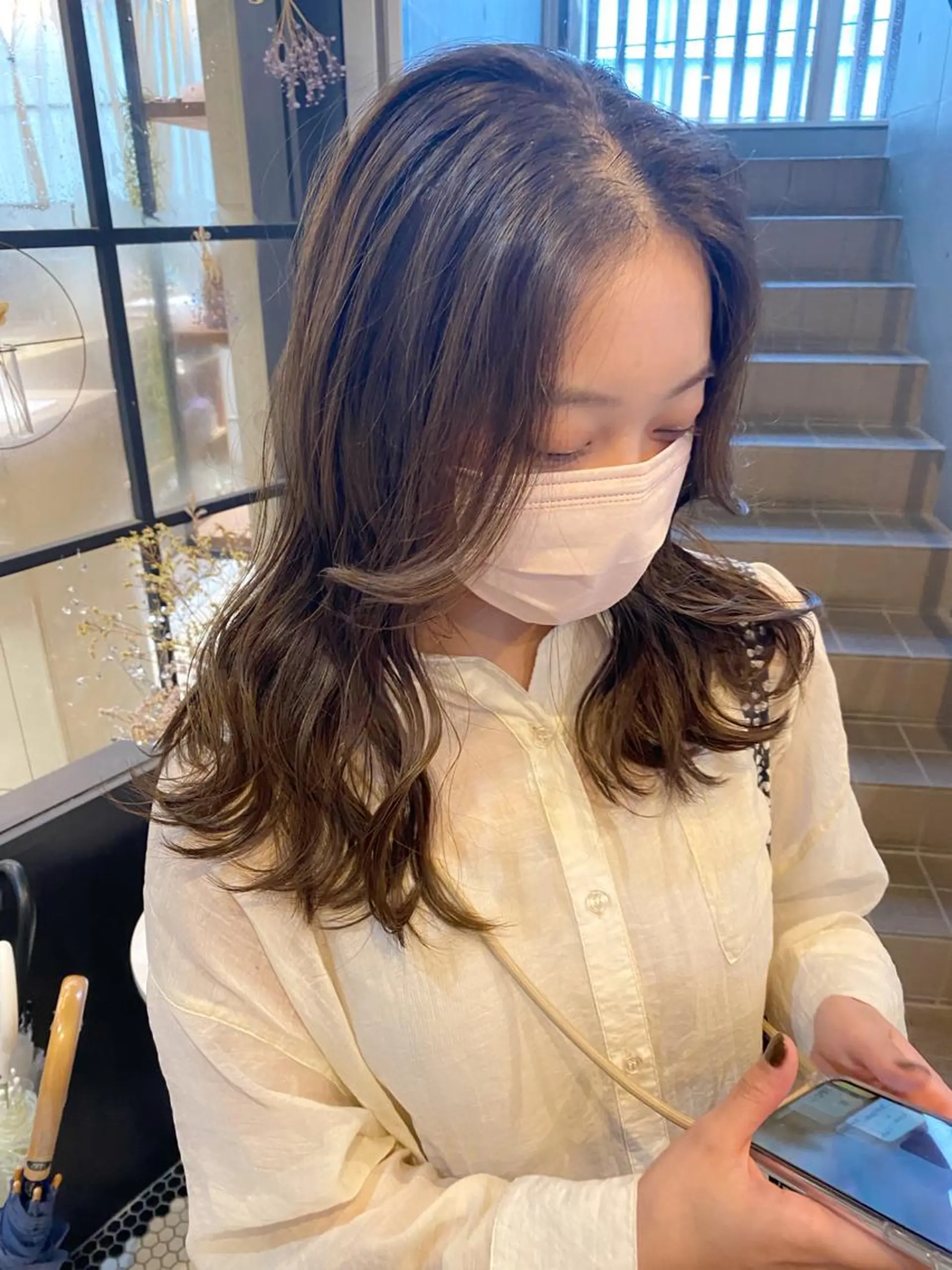 ロング カラー ヘアカラー 透明感カラー 🩰asumiのヘアスタイル