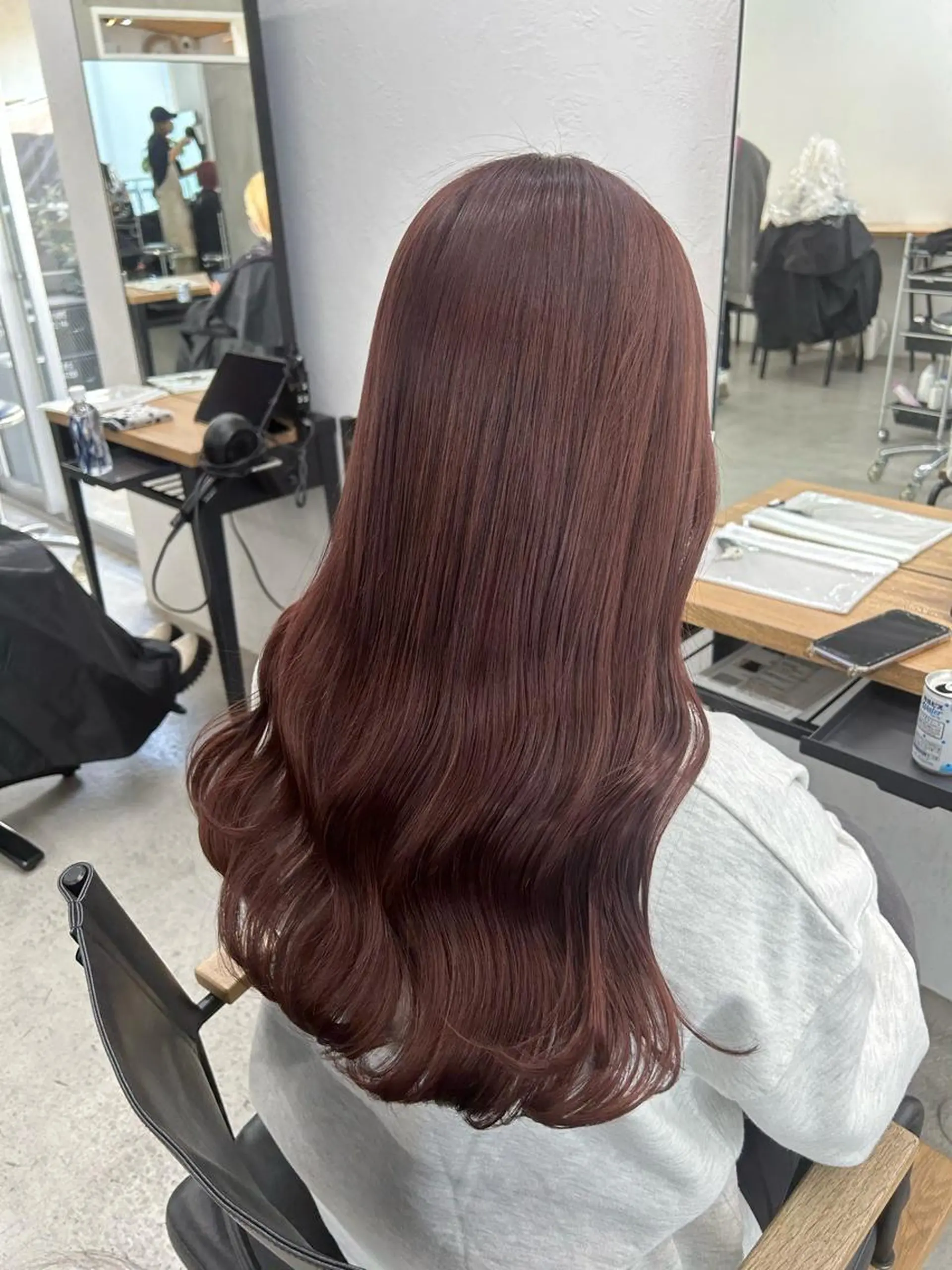 ロング カラー ヘアアレンジ 韓国/ハイトーン/ ボブ🎀MIKU🎀のヘアスタイル