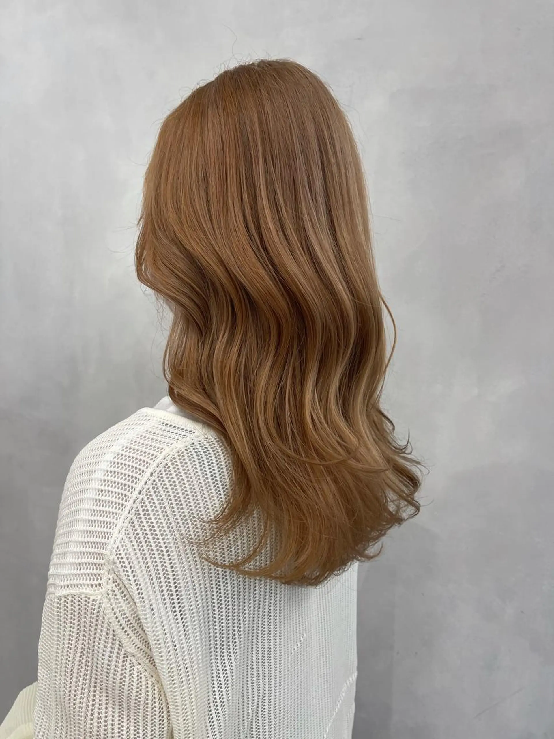 セミロング カラー ヘアカラー トリートメント 🦋レイヤーカット ミドリカワ🦋のヘアスタイル