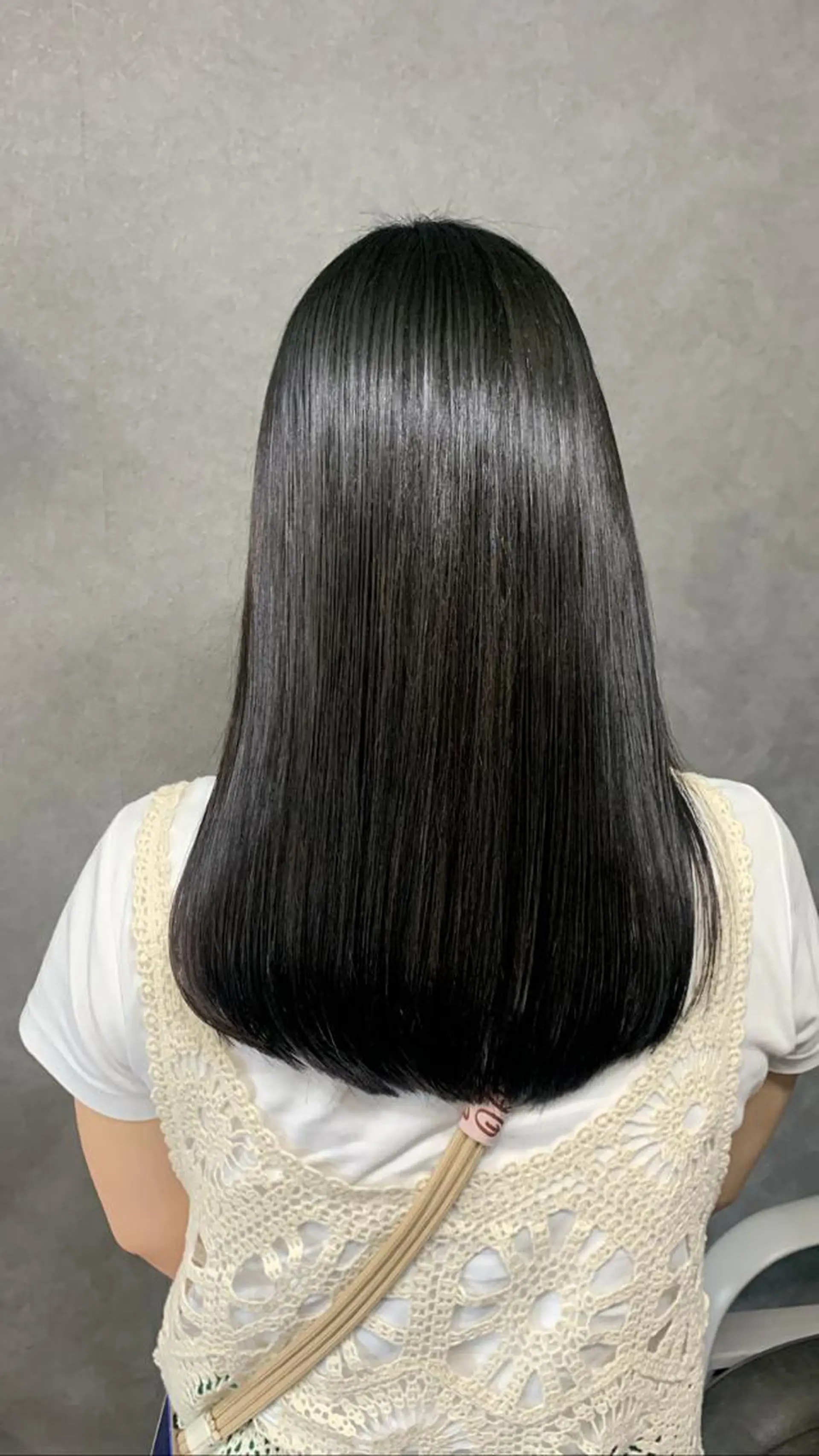 セミロング カラー 髪質改善 トリートメント chouette/ 根本優希のヘアスタイル