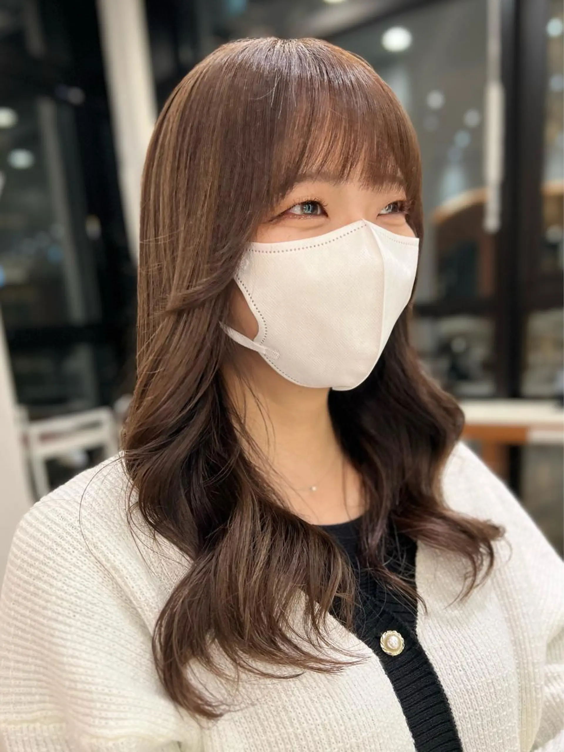 ロング カラー 韓国風ヘア レイヤーカット 韓国レイヤー🇰🇷 韓国研修◎渋谷カイトのヘアスタイル