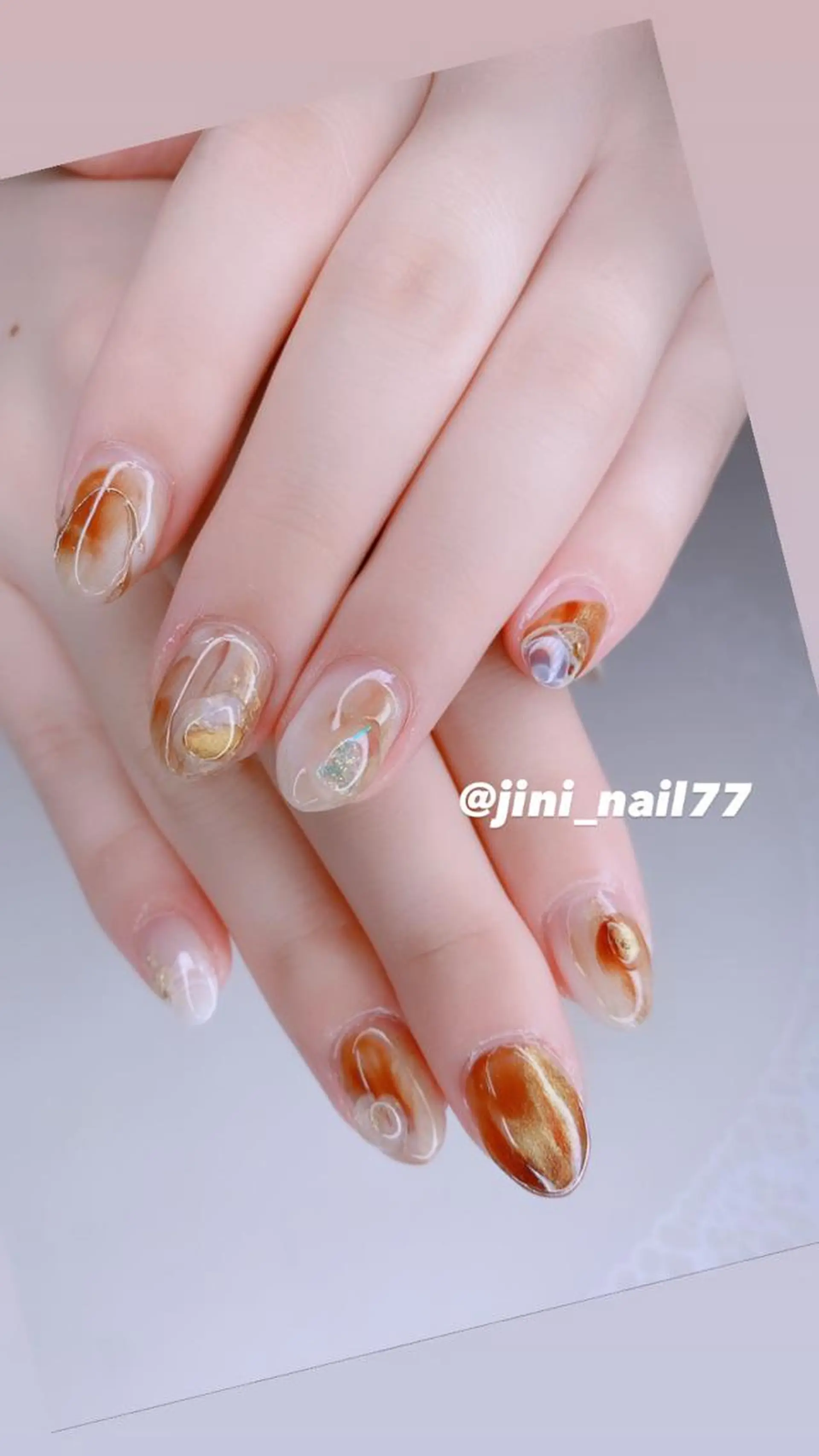ネイル ハンドネイル JINI NAIL所属・ジニ ネイルのネイルデザイン