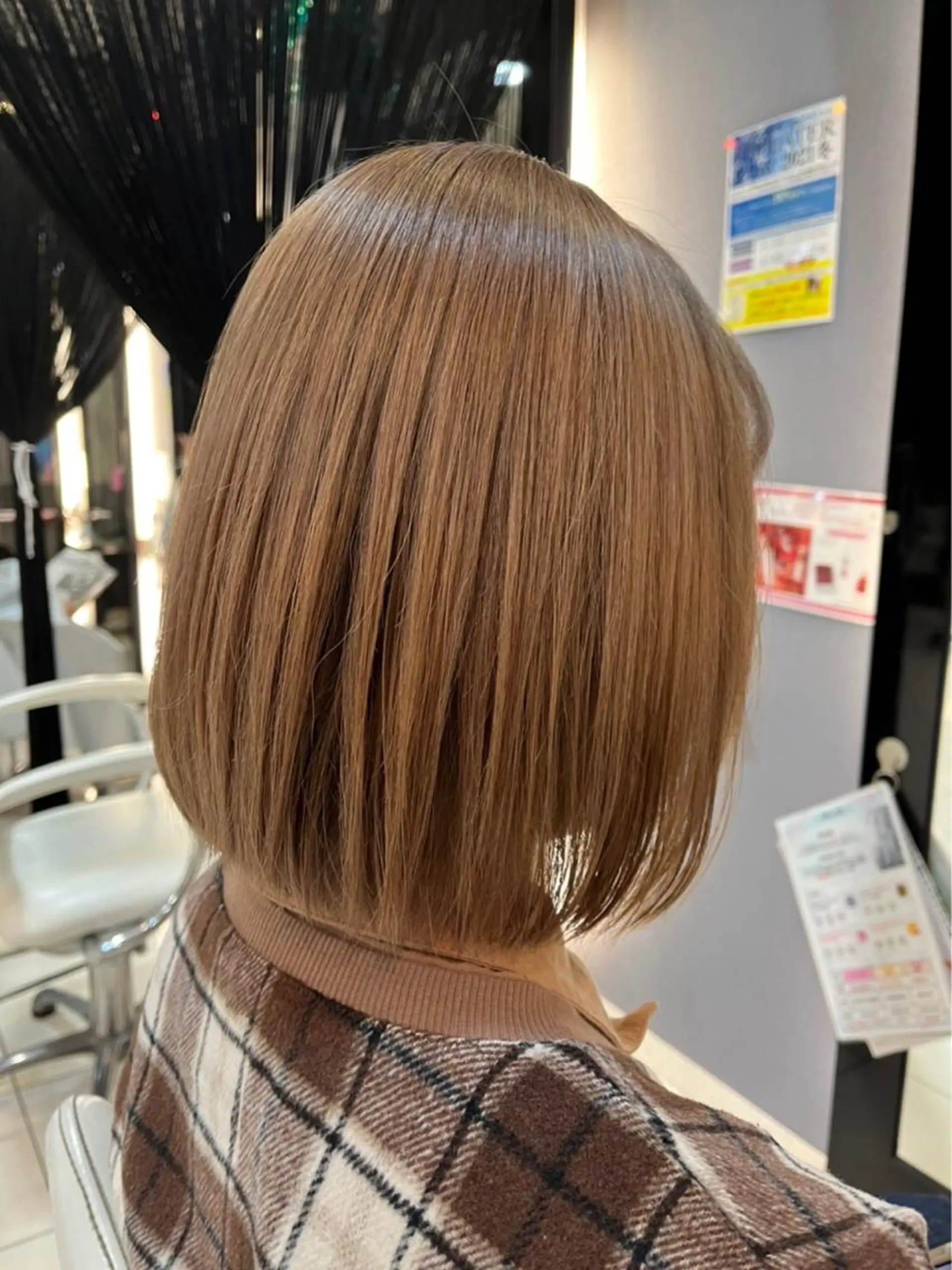ミディアム カラー ベージュカラー ハイトーンカラー ハイトーンベージュ カラーリスト🎨 田島光のヘアスタイル