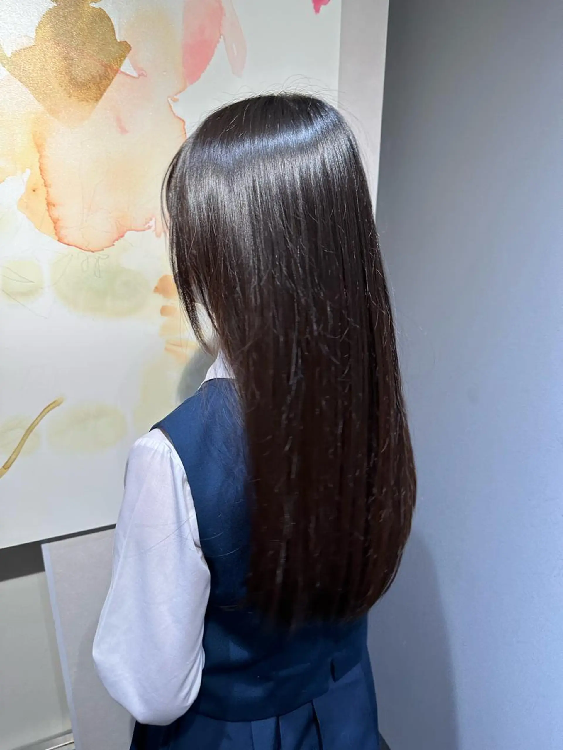 ロング 縮毛矯正 トリートメント 梶原 蔵人のヘアスタイル