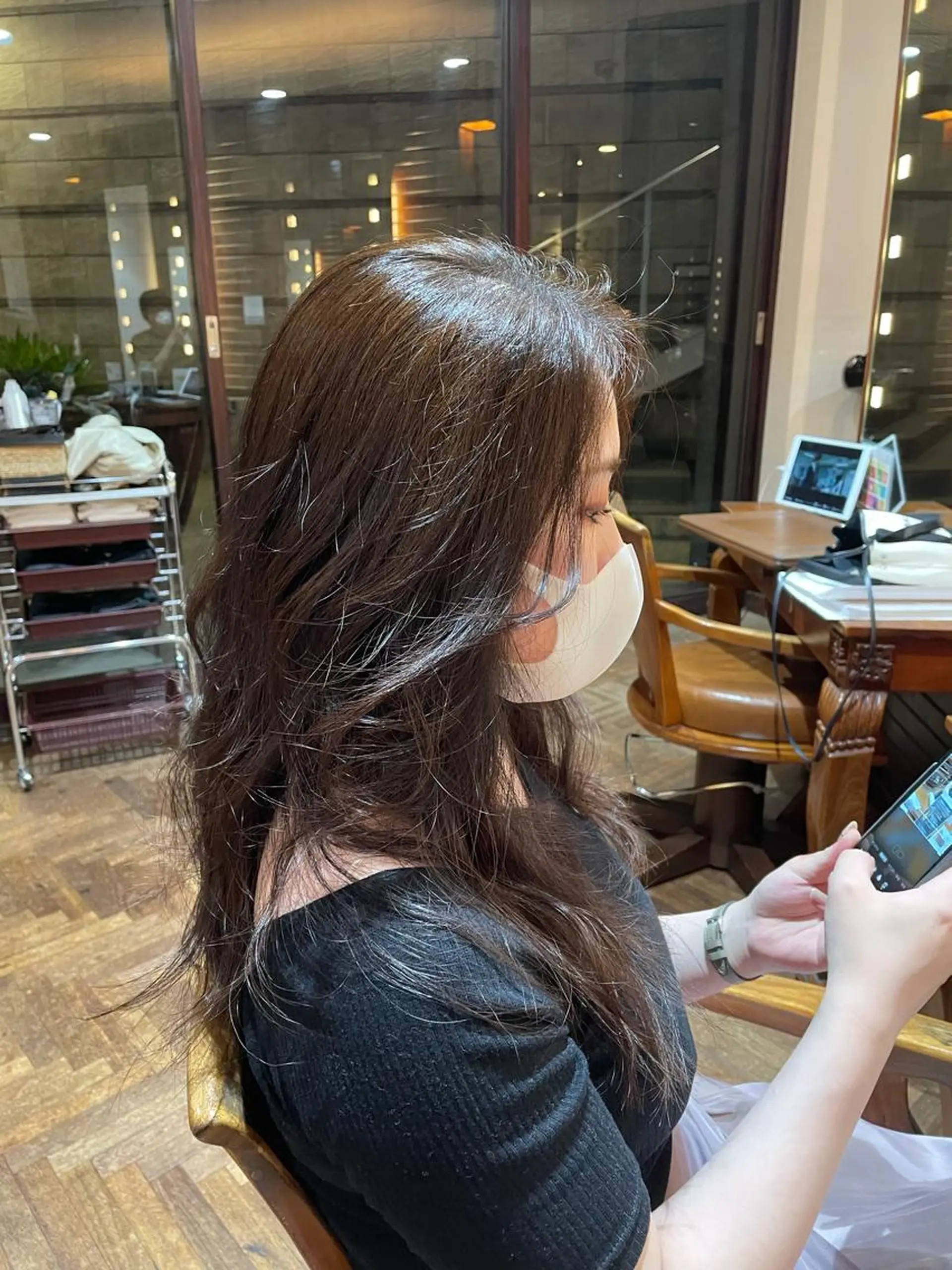 ロング 韓国風ヘア トリートメント stylist YUTOのヘアスタイル