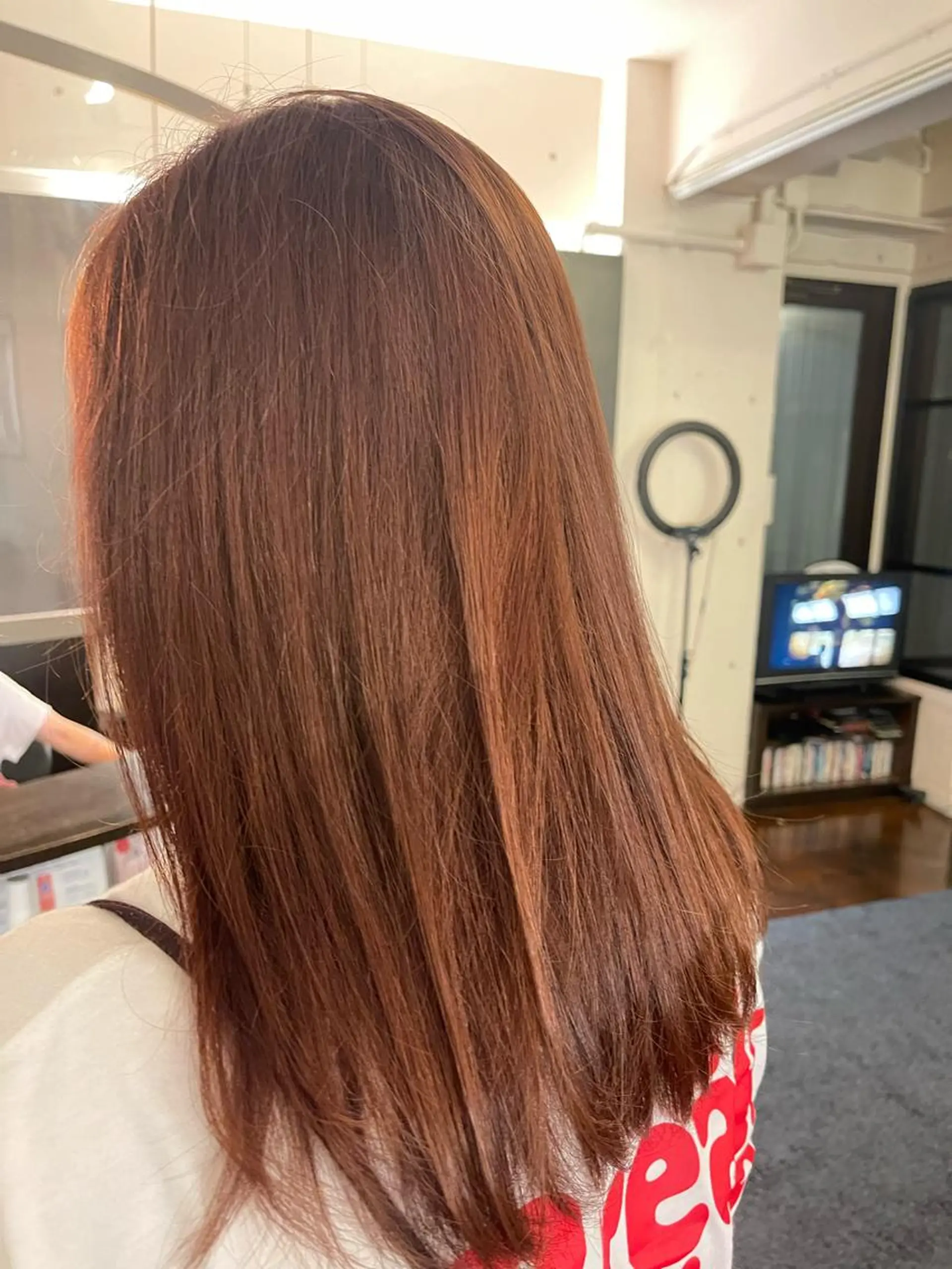 ミディアム カラー カット トリートメント 吉田 優里のヘアスタイル