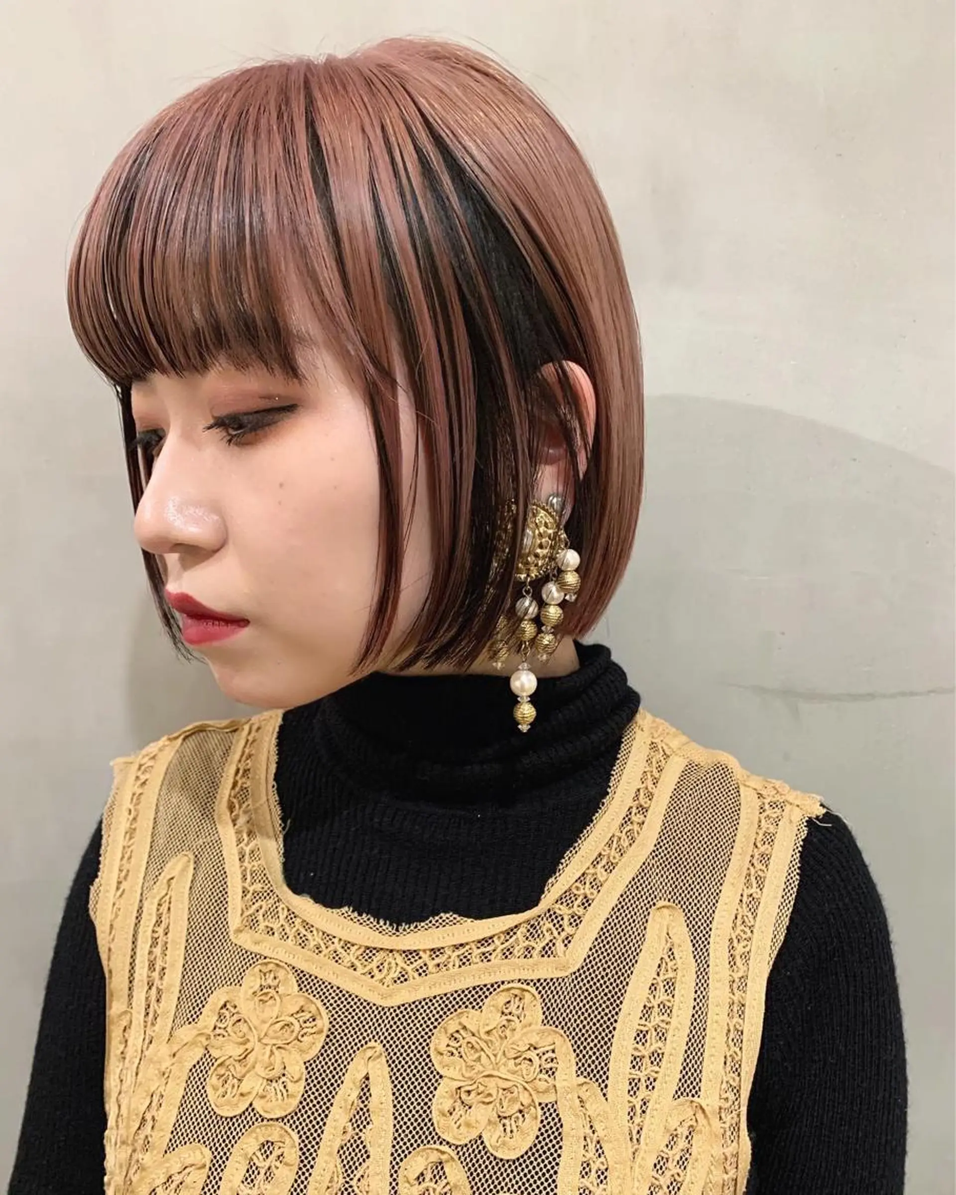 ショート カラー カット ヘアカラー パーマ トリートメント 優 作のヘアスタイル
