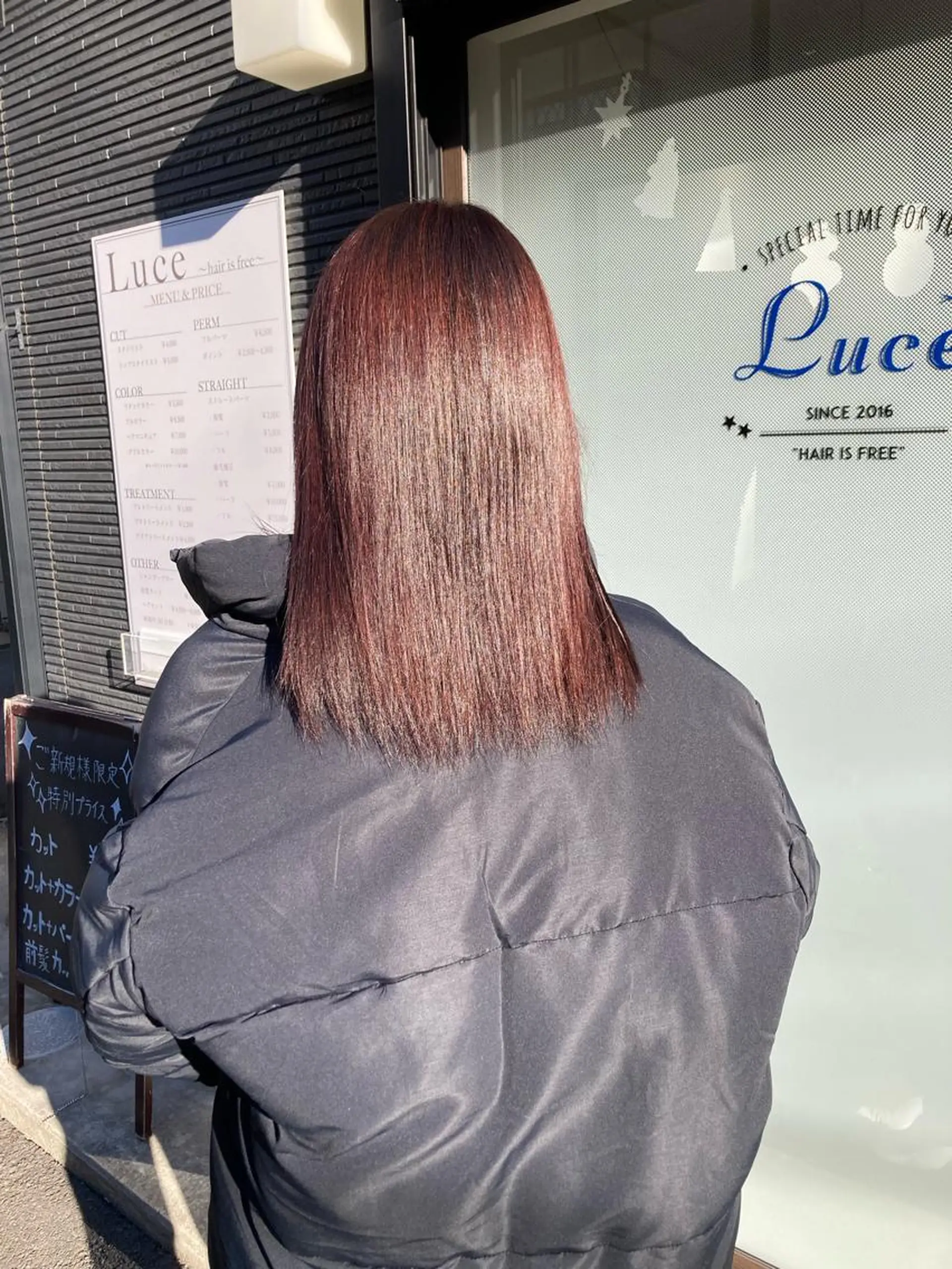 カラー ヘアカラー 折本 沙織のヘアスタイル