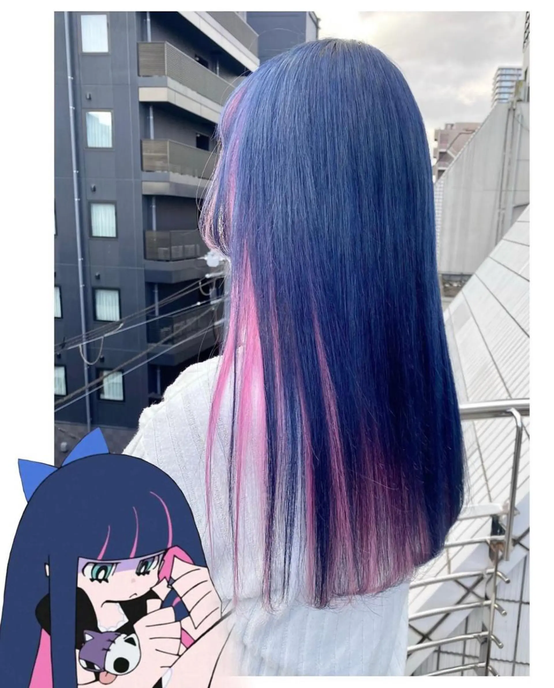 セミロング カラー ブリーチ ヘアカラー GARU-ガル-所属・TSUNO🦖 派手髪/オタク美容師のヘアスタイル