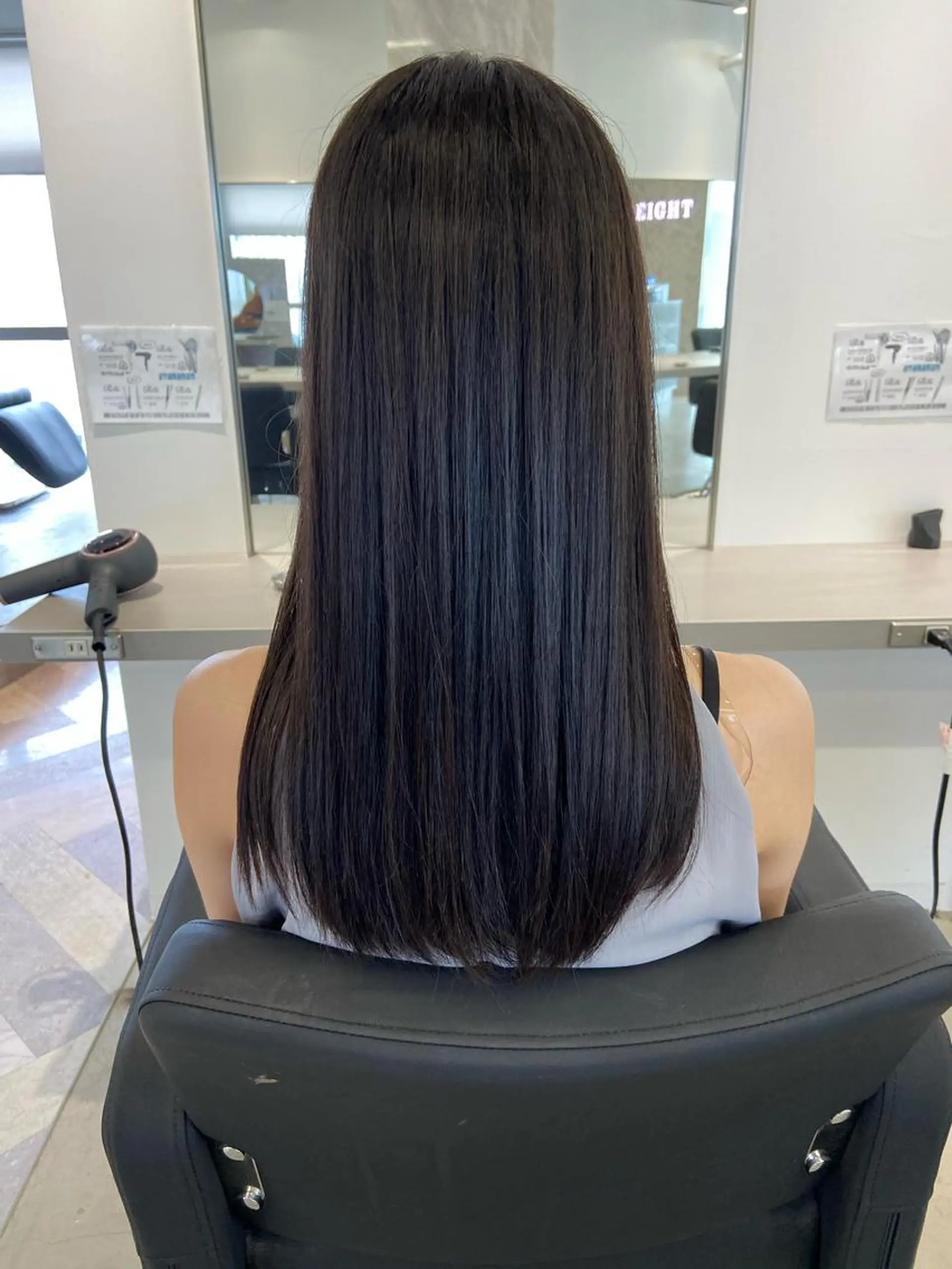 ロング 縮毛矯正 EIGHT奥野 心太のヘアスタイル