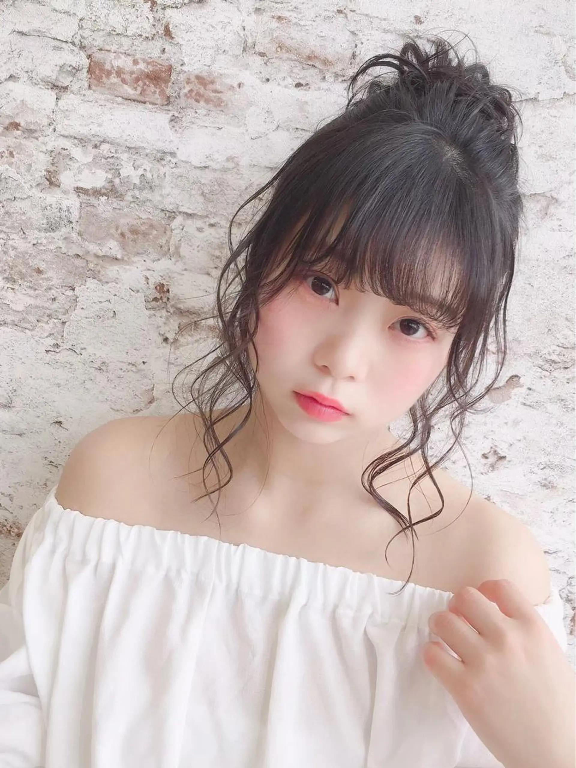 セミロング ヘアアレンジ 當間 大知のヘアスタイル