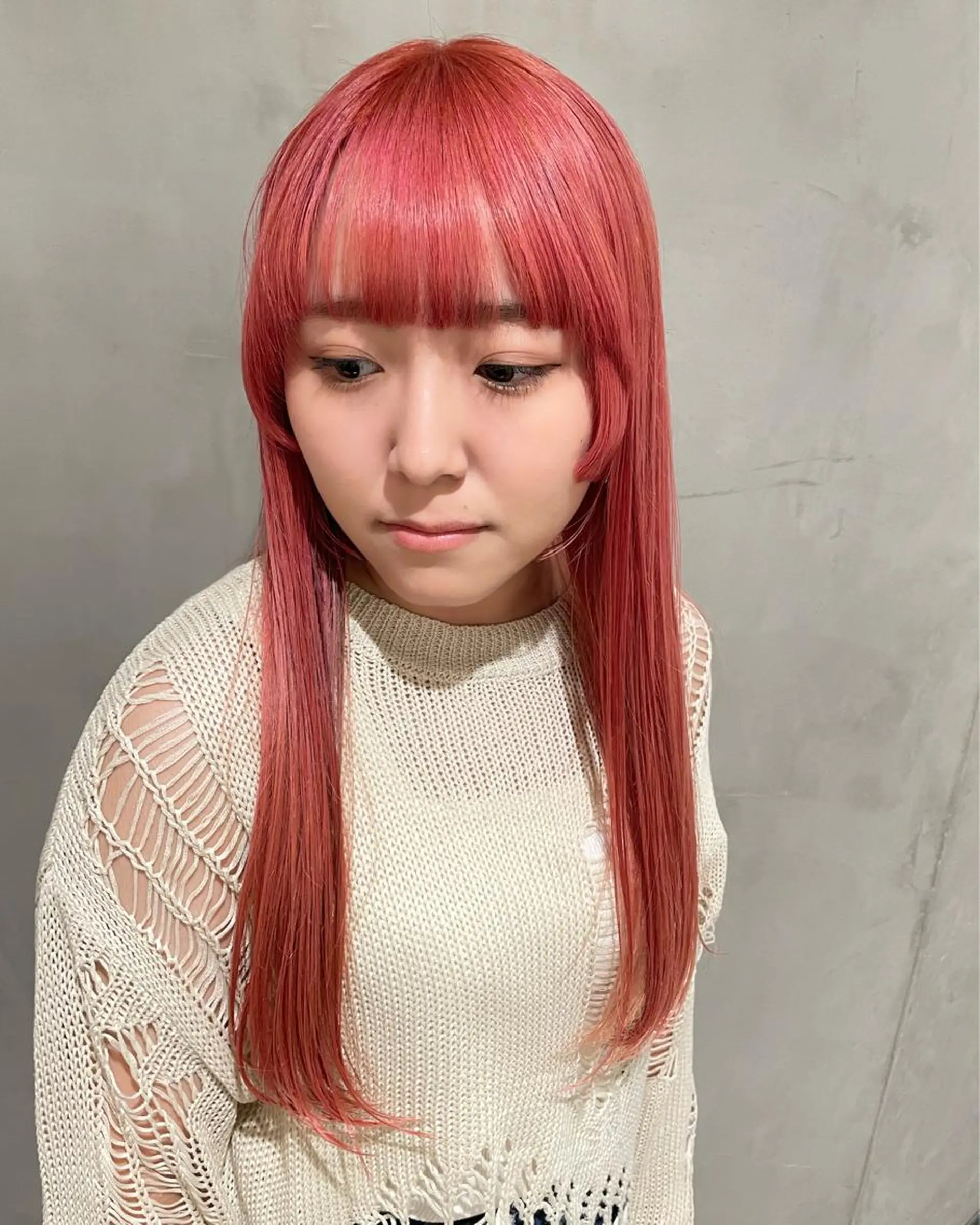 ロング カラー ヘアカラー トリートメント 優 作のヘアスタイル