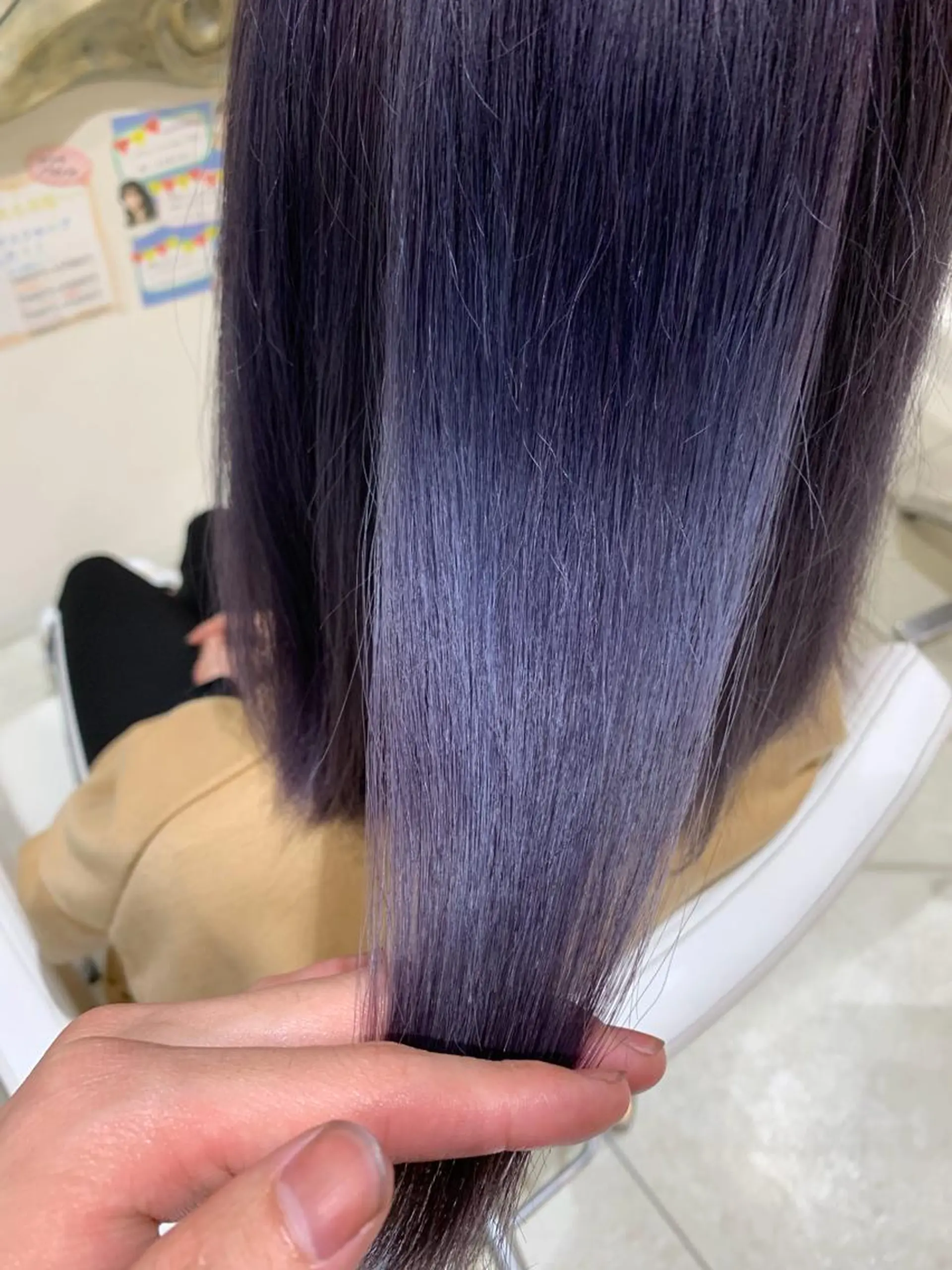 ミディアム カラー ヘアカラー 松吉 純平のヘアスタイル