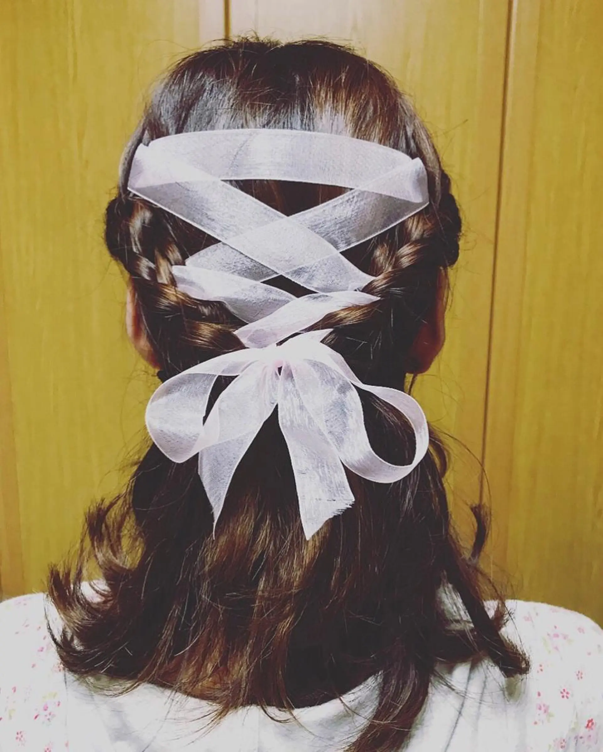 ミディアム ヘアアレンジ 佐山 聖玲奈のヘアスタイル