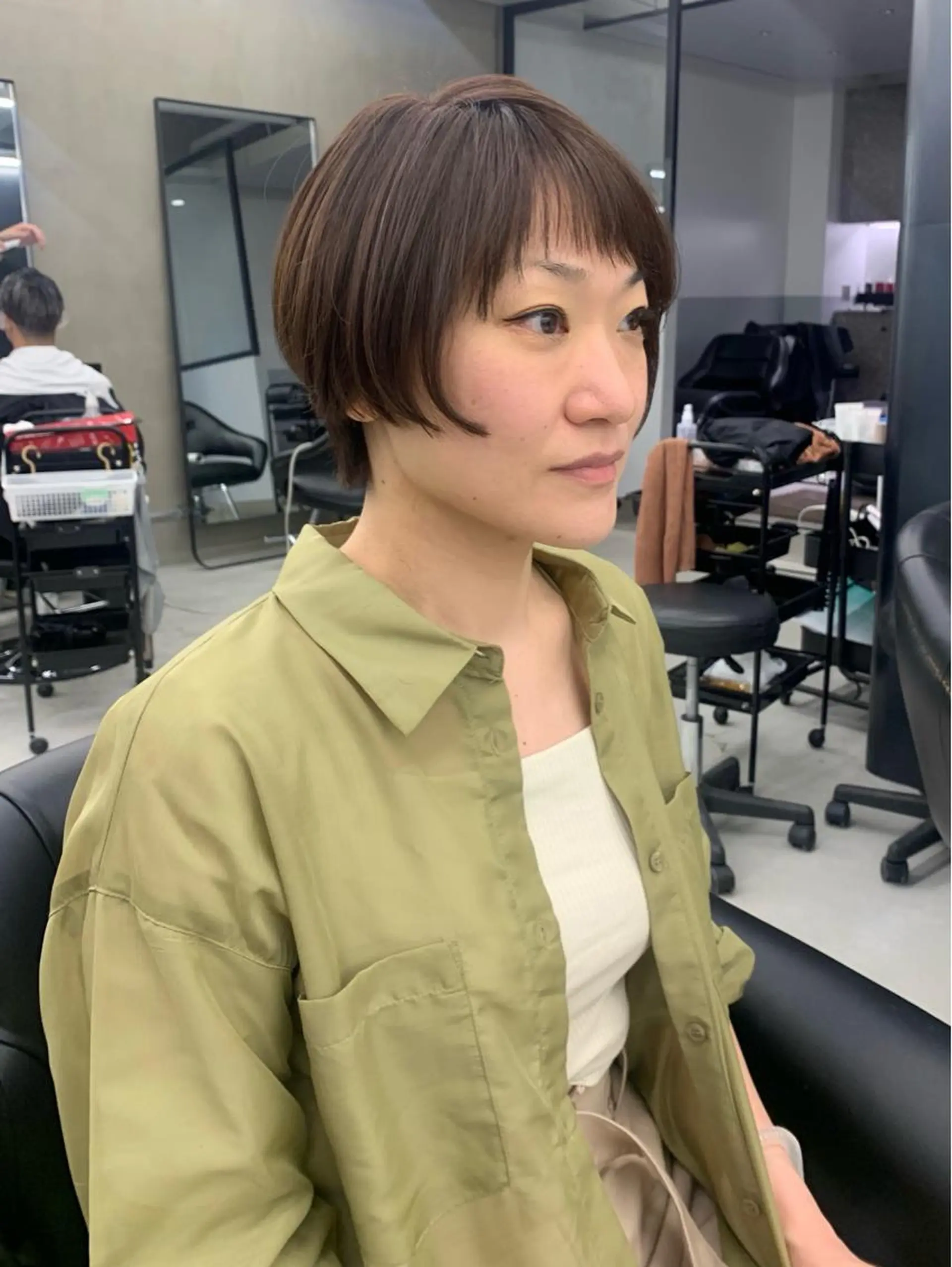 ショート カラー ショートヘア kimika🥑 メンズ/髪質改善のヘアスタイル