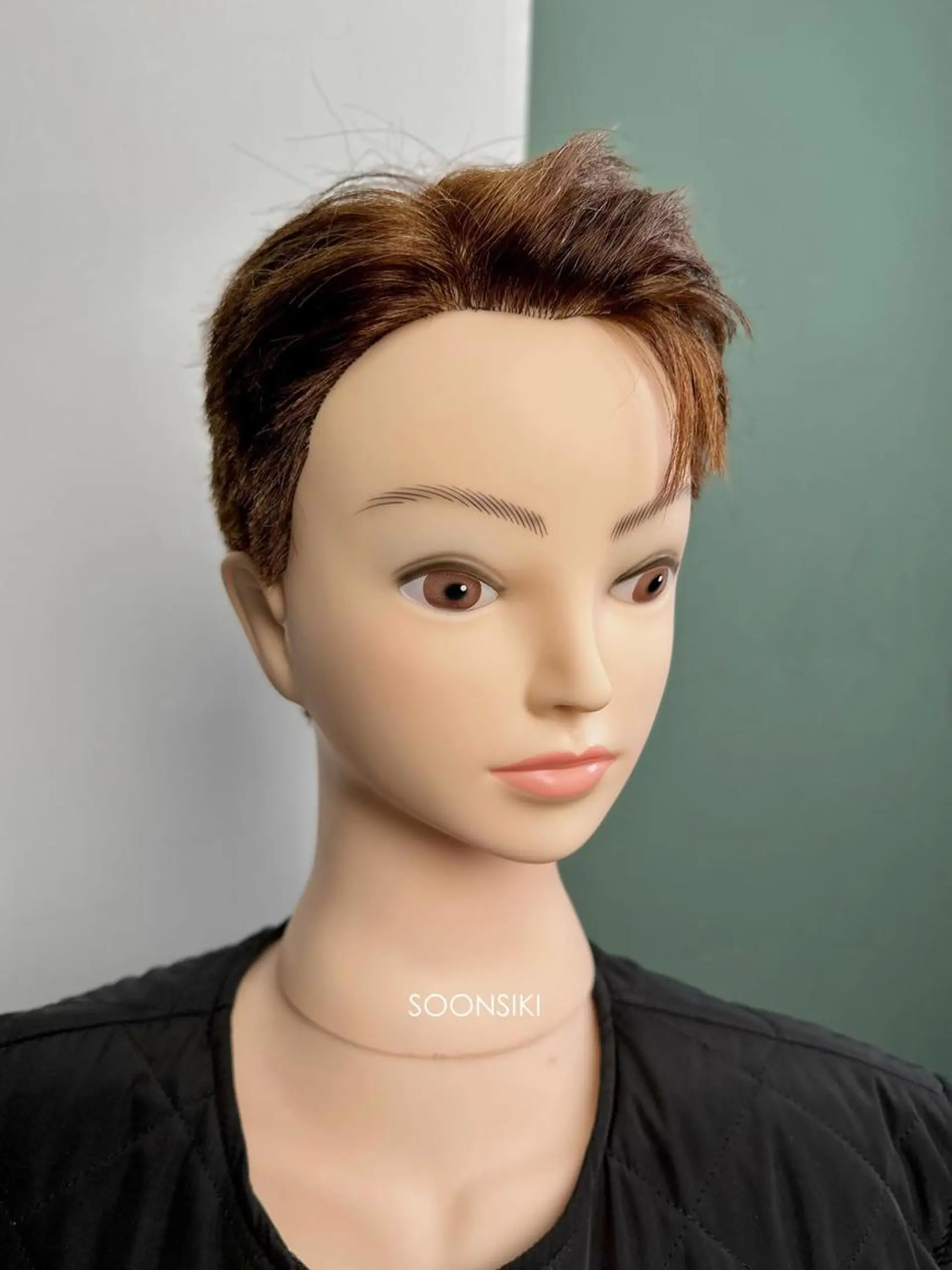 メンズ ダウンパーマ メンズ韓国風 メンズパーマ レイヤーハッシュカッ トカラー専門美容師のヘアスタイル