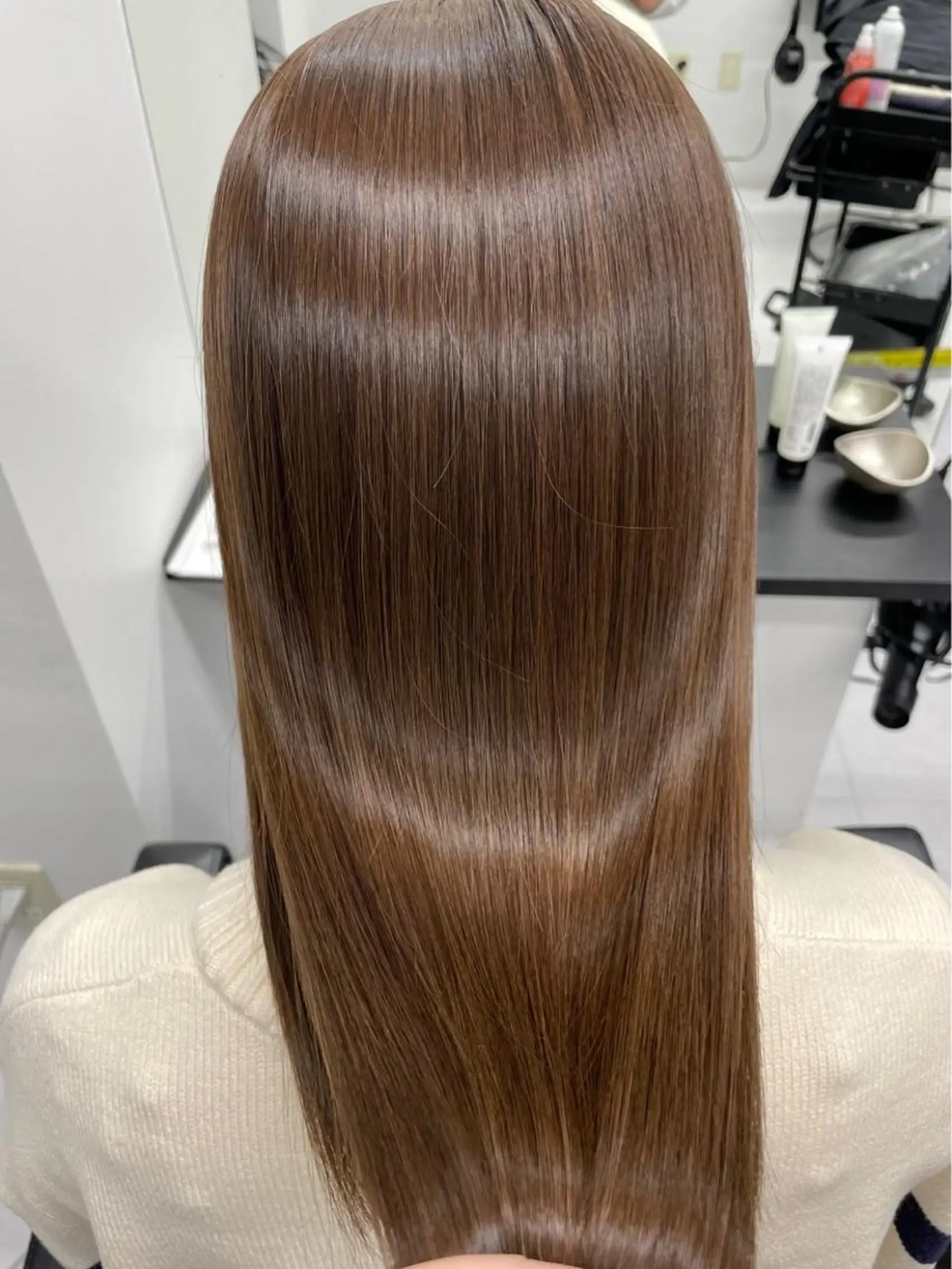 ロング カット 縮毛矯正 トリートメント 韓国スタイル🇰🇷 minamiのヘアスタイル