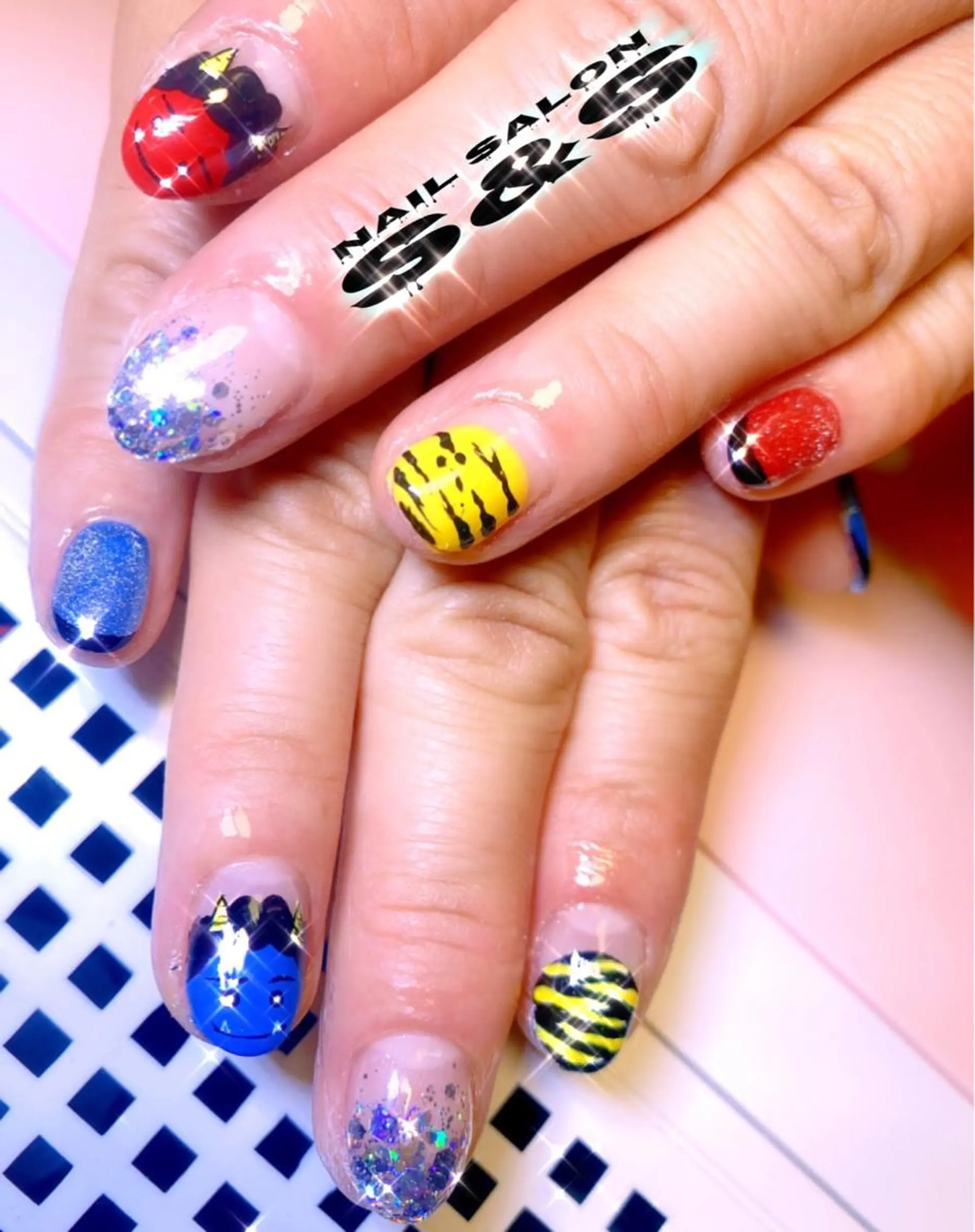 ネイル 長さ出し メンズネイル 持ち込み スカルプネイル S&S 村田小百合のネイルデザイン