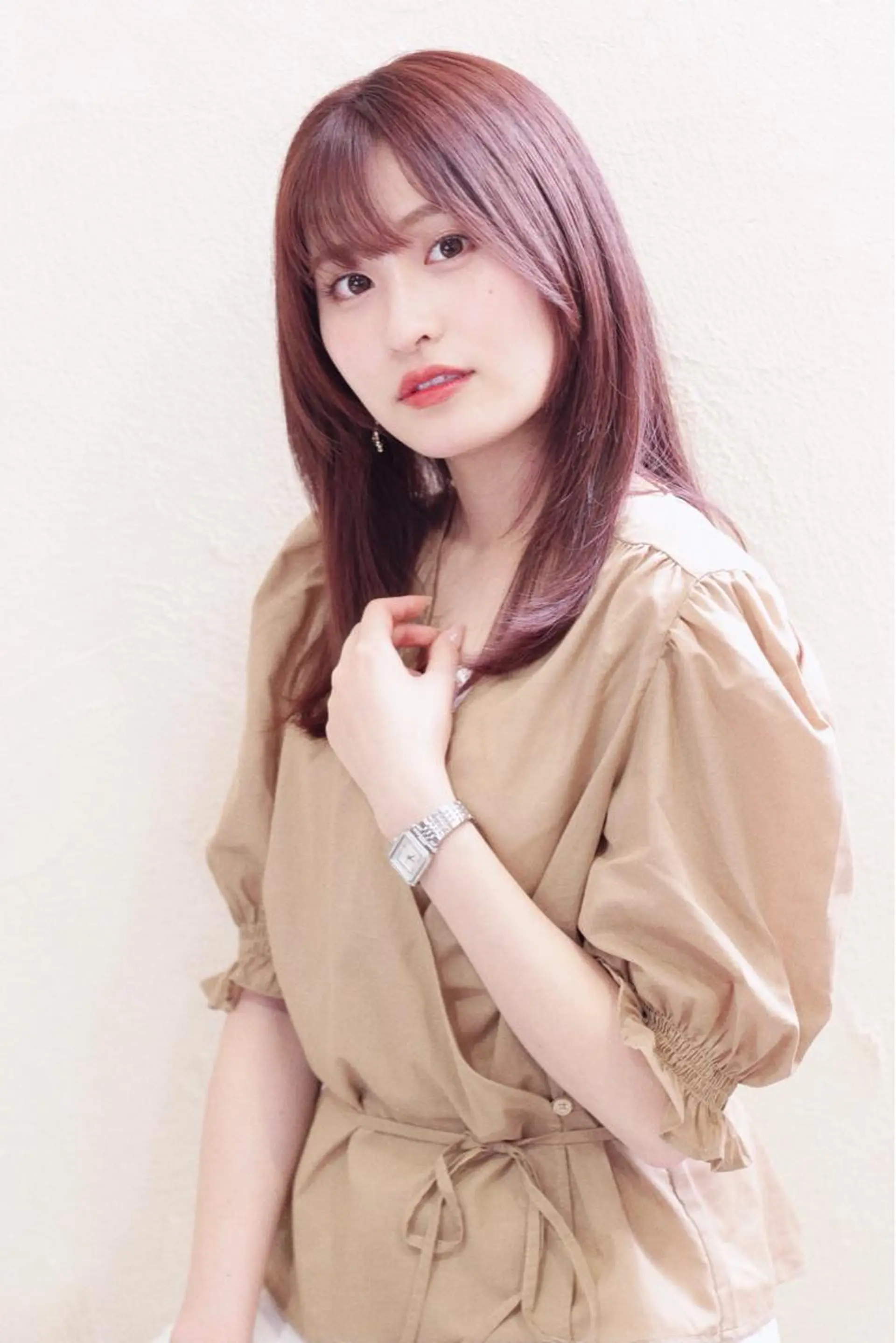 ミディアム カット ヘアカラー トリートメント ✨ミニモ限定価格◎ ブリーチ無しカラーのヘアスタイル