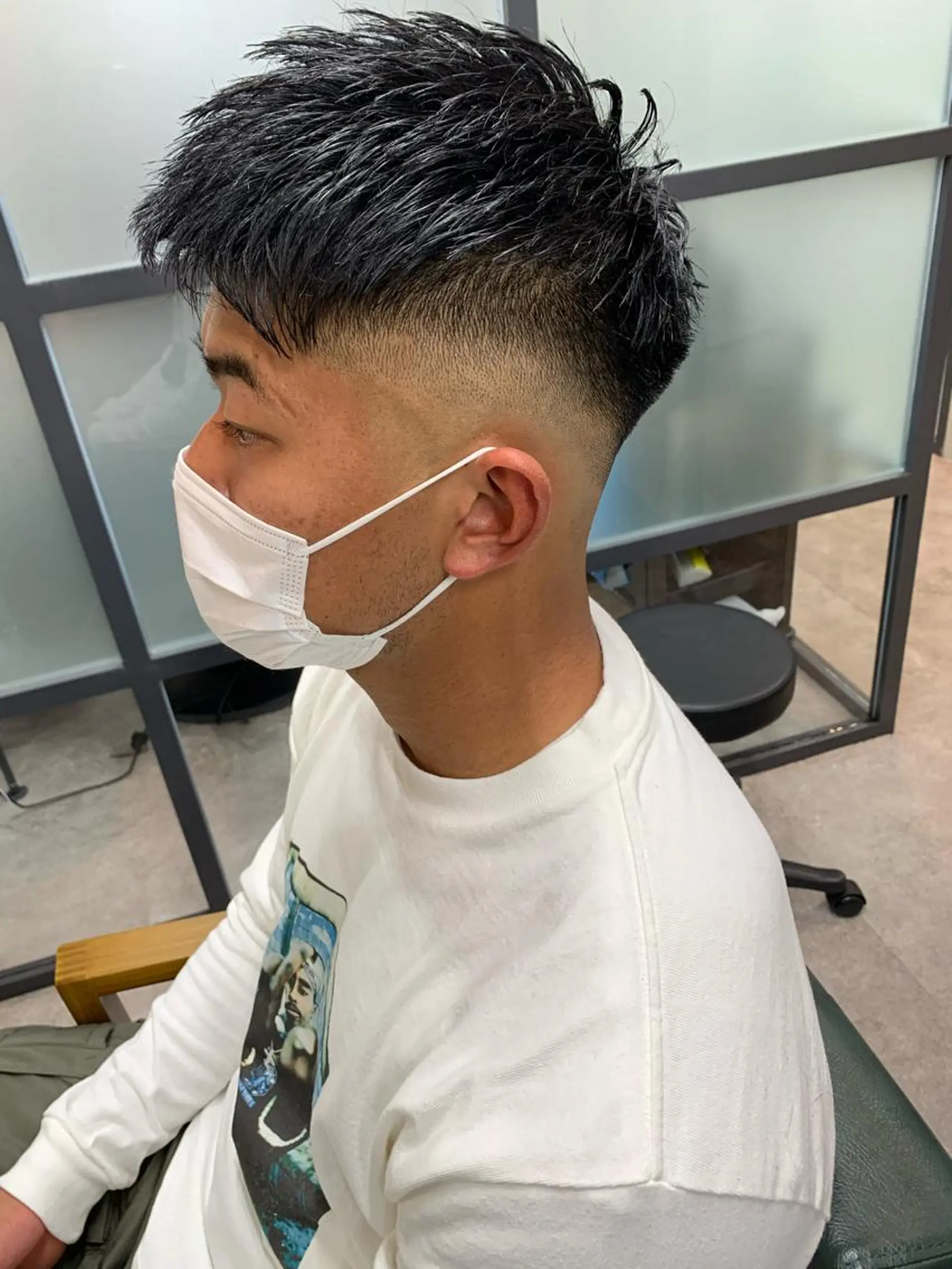 ショート メンズ カット 【S.BROOM】 店長　西川徹のヘアスタイル