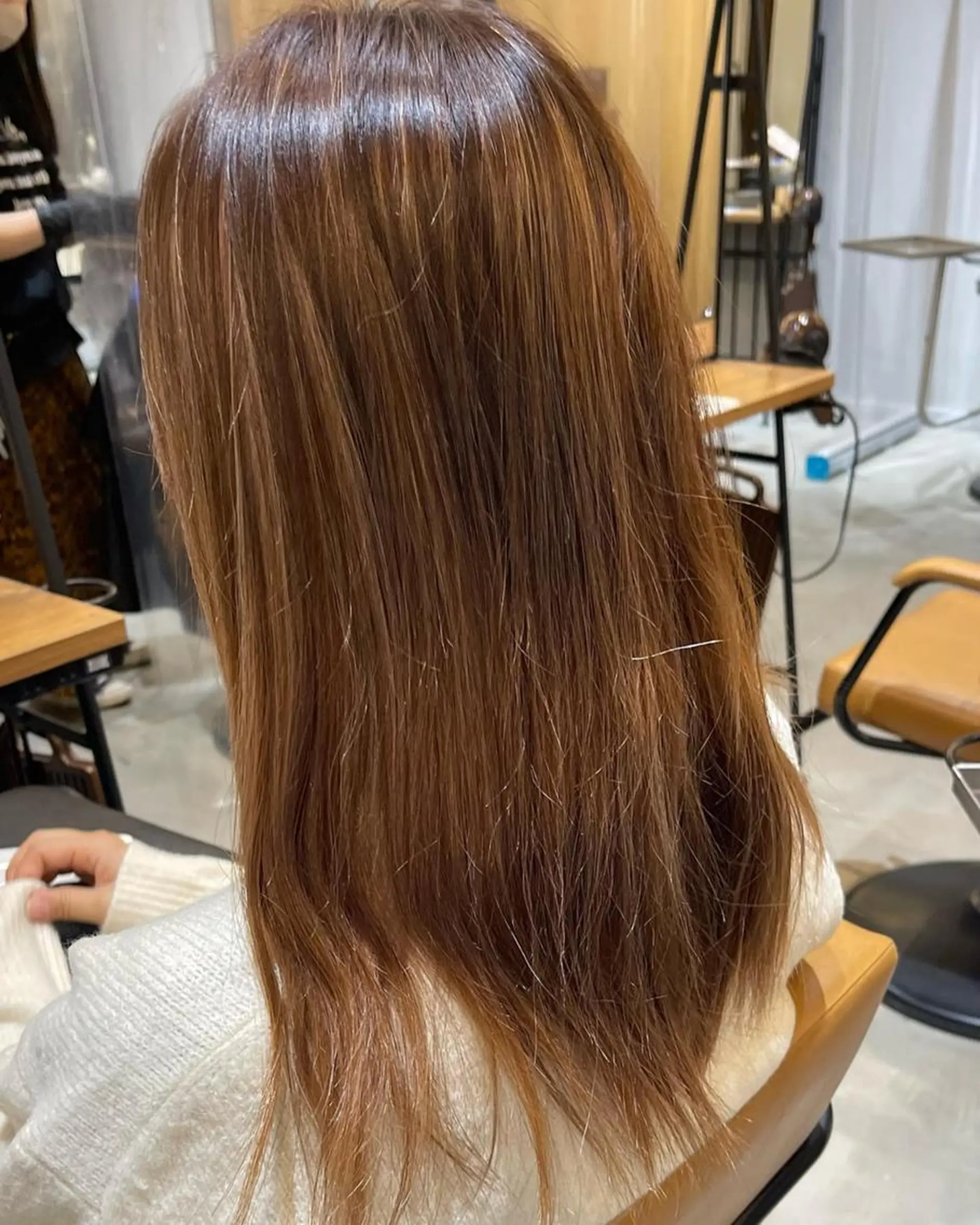 ミディアム カラー ヘアアレンジ 黒髪 インナーカラー 髪質改善 似合わせカット 縮毛矯正 ❥【韓国風ヘア】 stylist 林❥のエステ・リラクイメージ