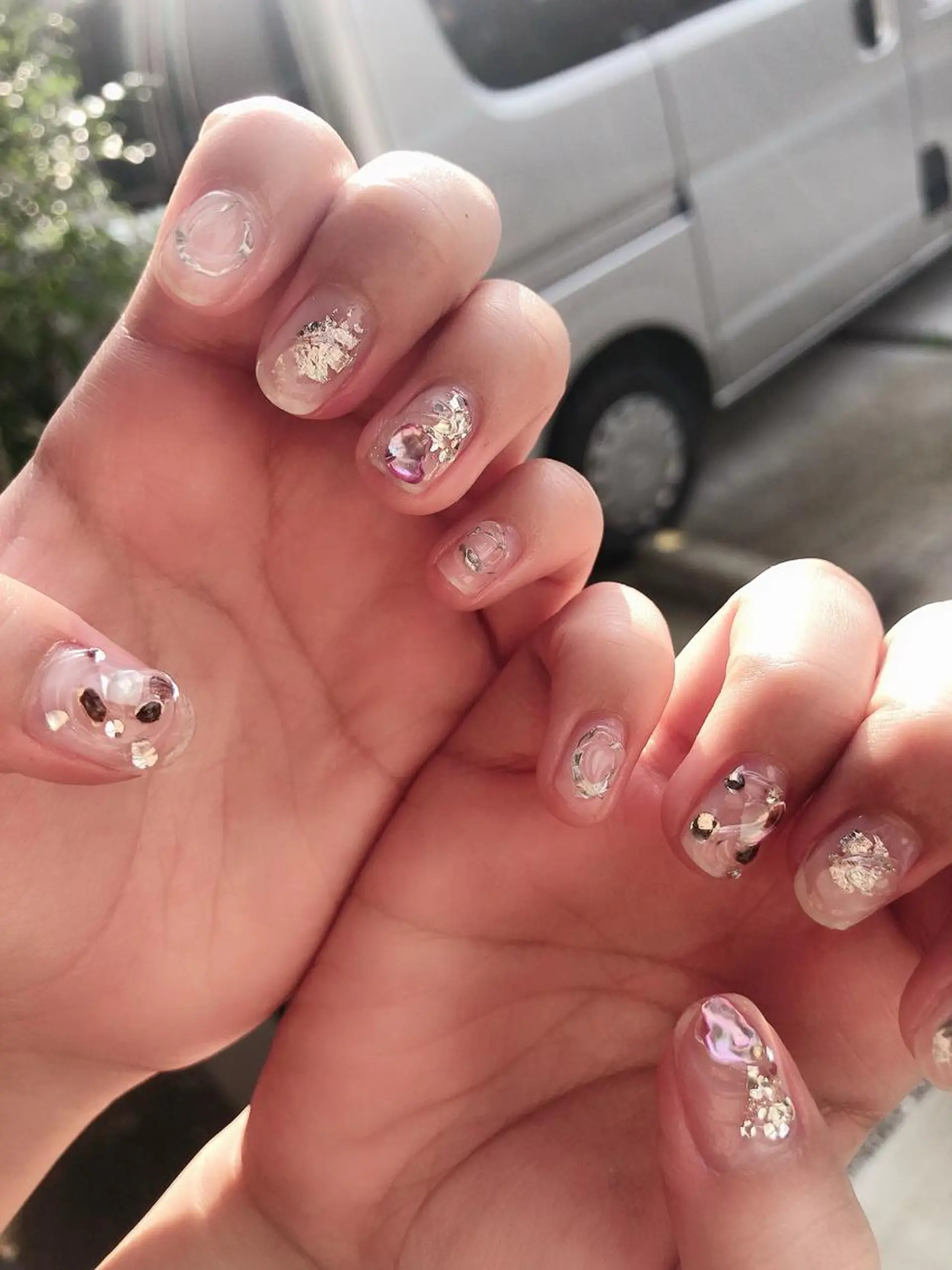 ネイル クリアネイル ニュアンスネイル ハンドネイル * haruのネイルデザイン