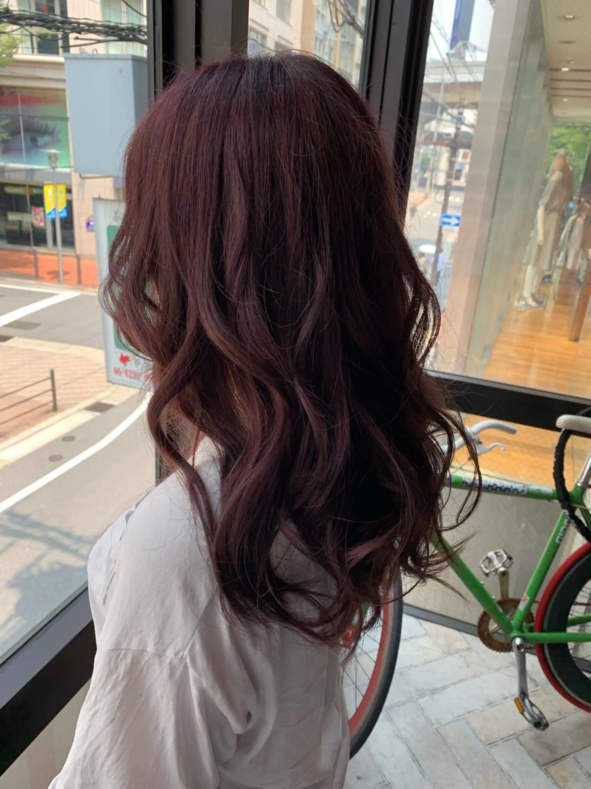 ロング カラー カット ヘアカラー トリートメント 櫛部洸貴/ 髪質改善カラーのヘアスタイル