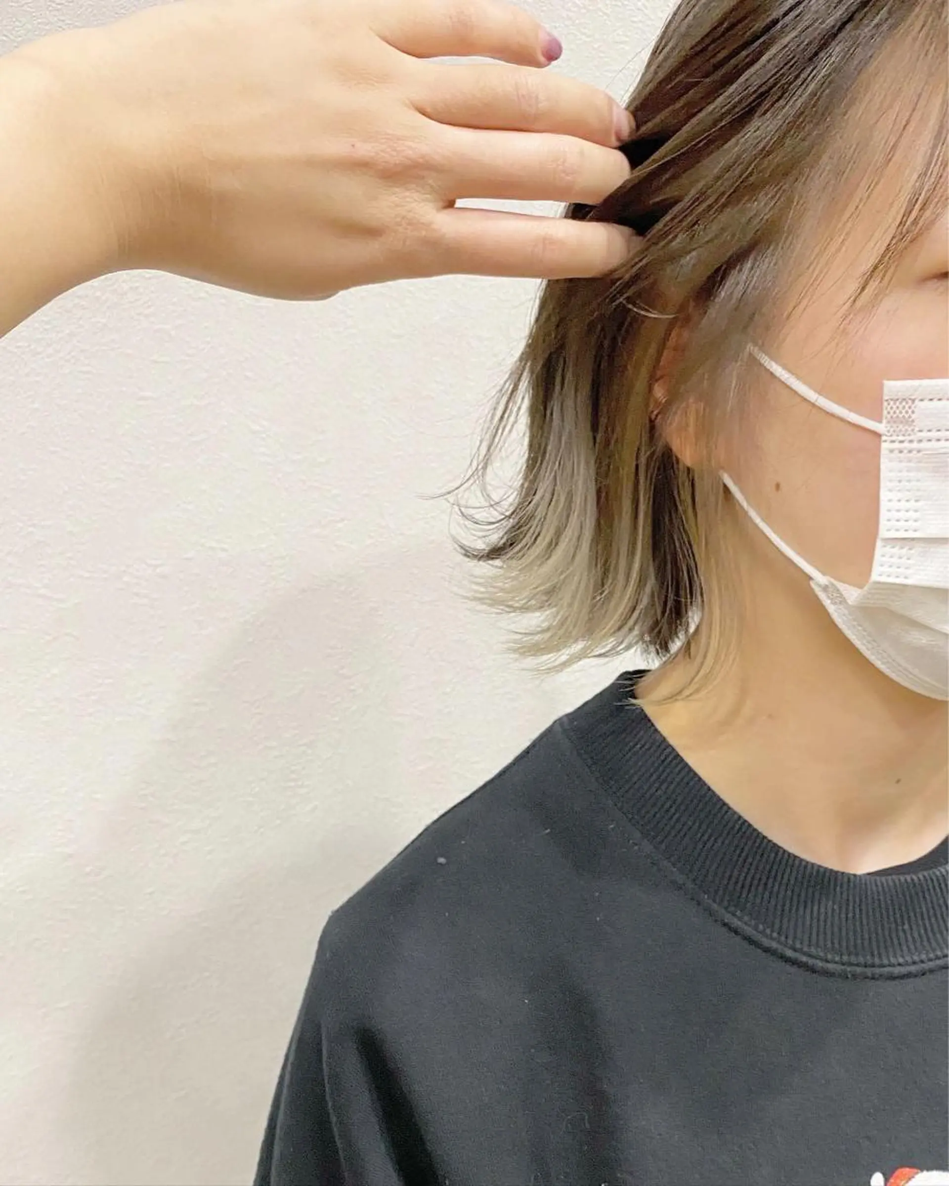 ミディアム カラー インナーカラー ヘアカラー FIORE hair design所属・山根 奈緒のマツエク・マツパデザイン