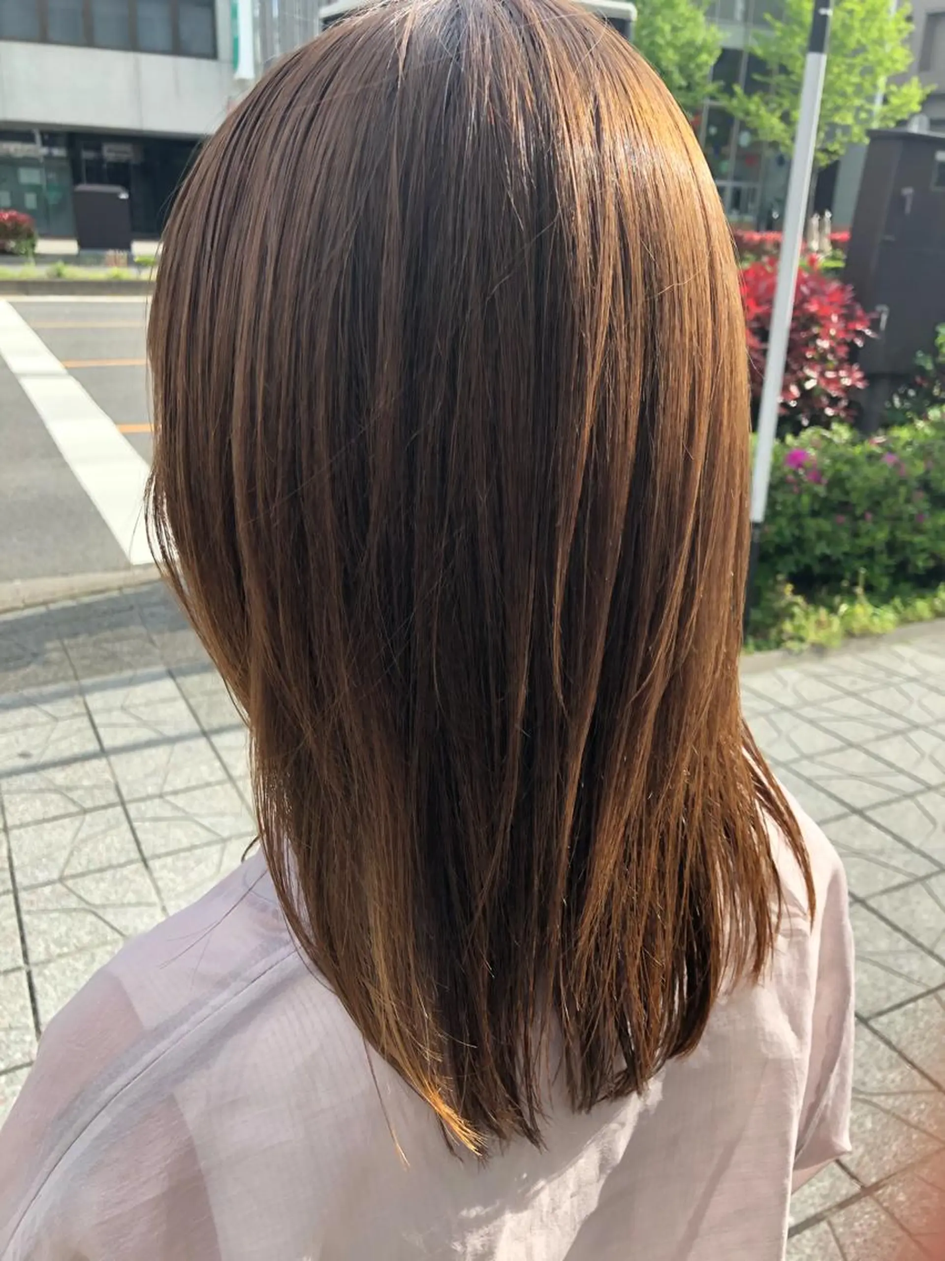 ミディアム カット 縮毛矯正 [仙台髪質改善]小原 弘之のヘアスタイル