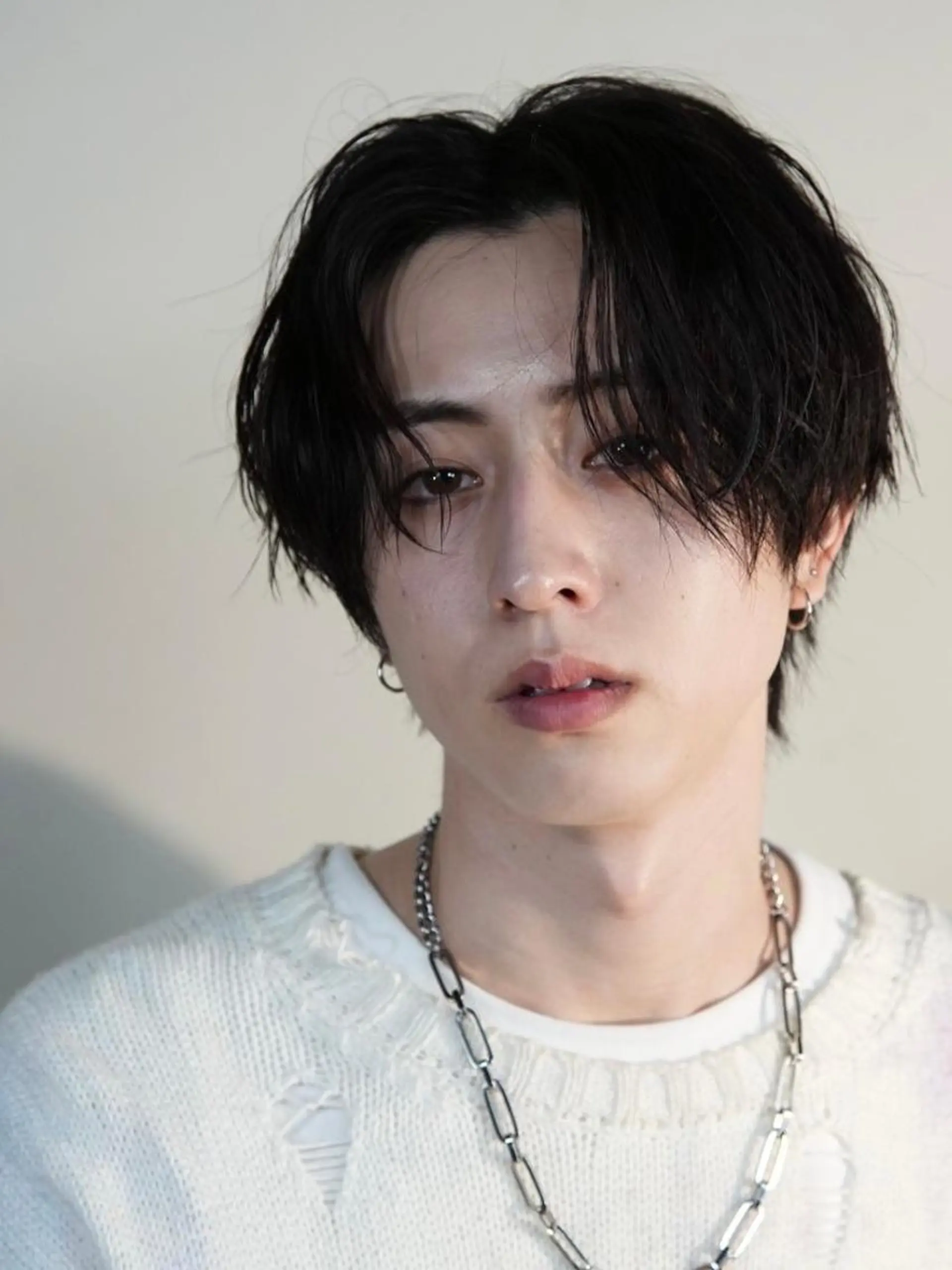 ミディアム メンズ カット ヘッドスパ 毛流れパーマ&縮毛 ⚔️夢生志(ゆうし)のヘアスタイル